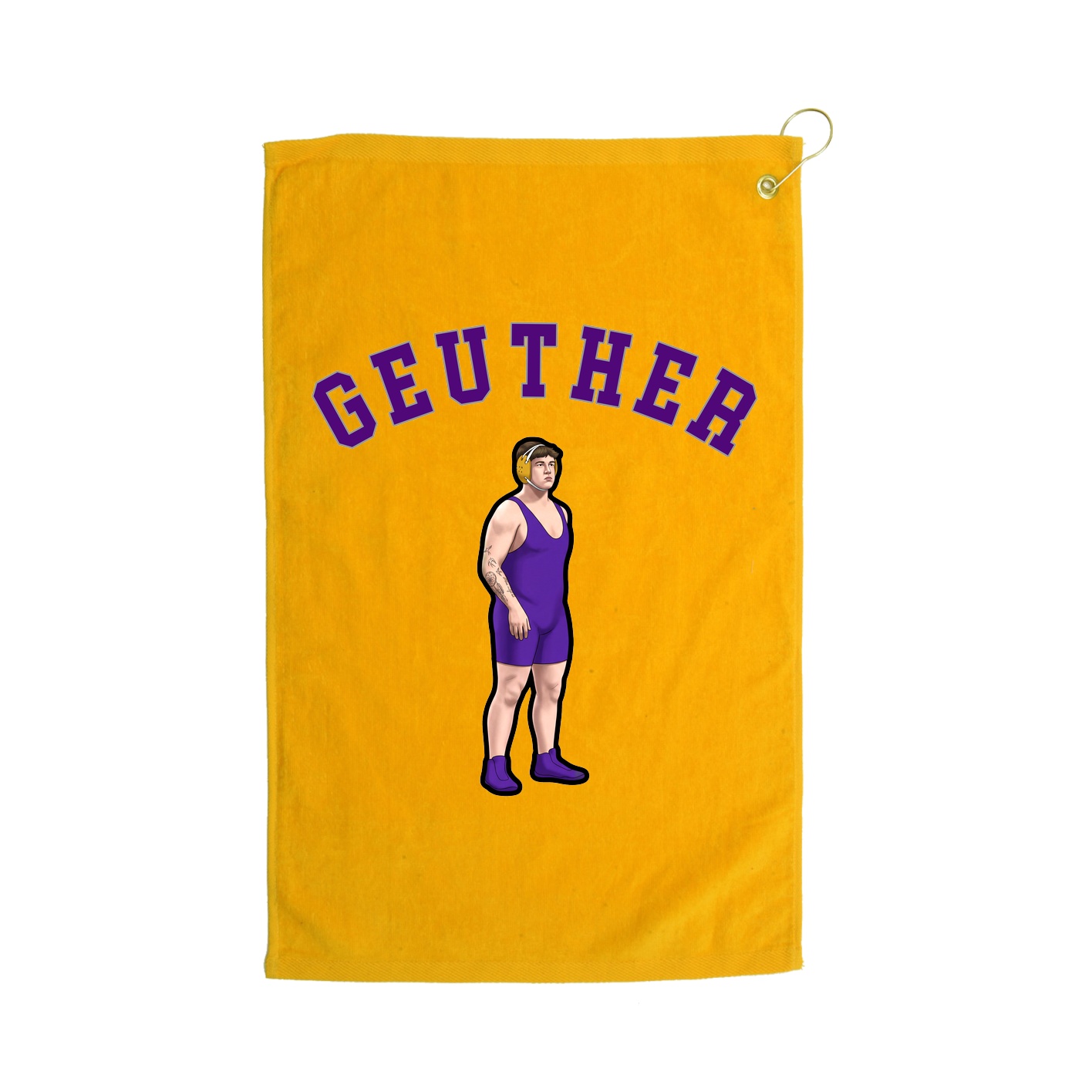Golf Towel — Shirsey Arch in Gold
