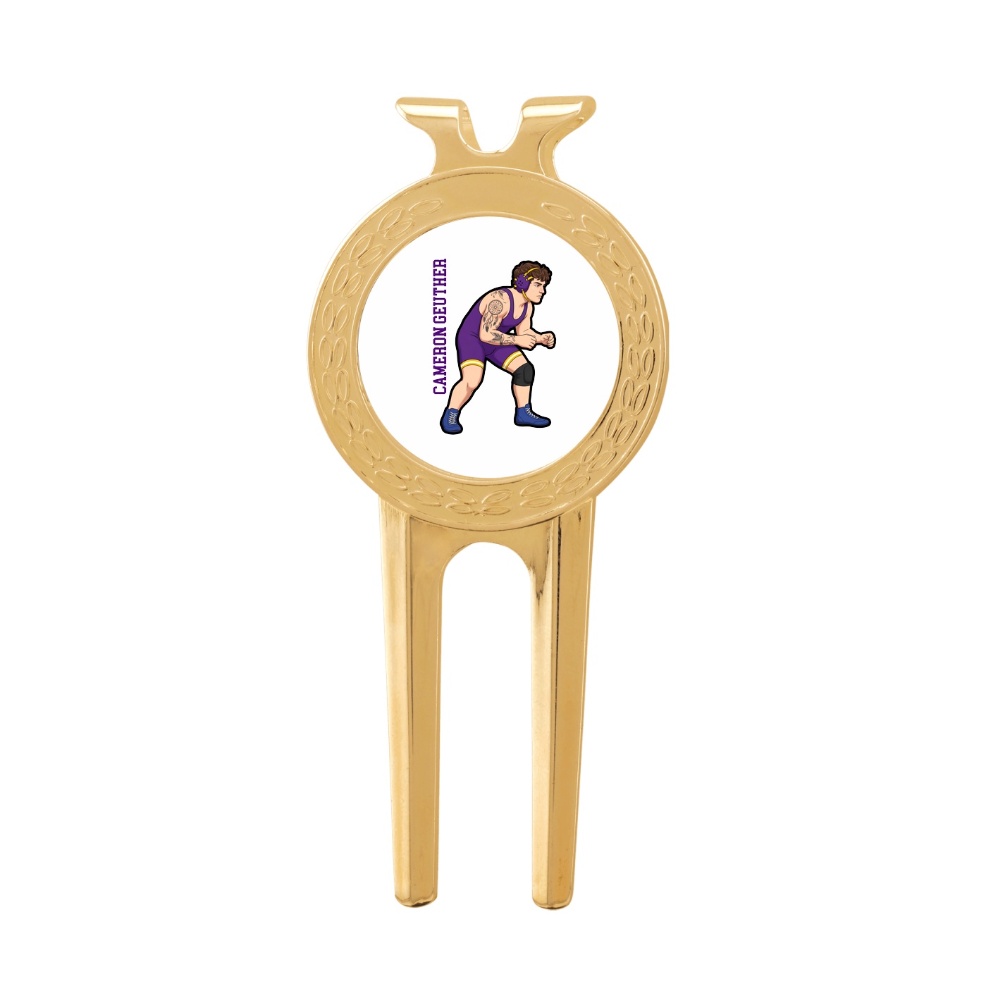 Divot Tool with Ball Marker — Name Vertical in Classic