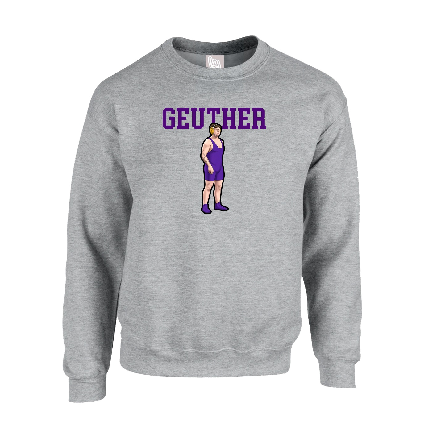 Fleece Crew — Shirsey in Grey