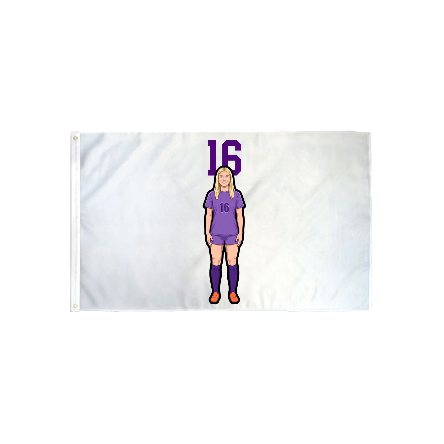 3x5 Flag — Number Top in Classic