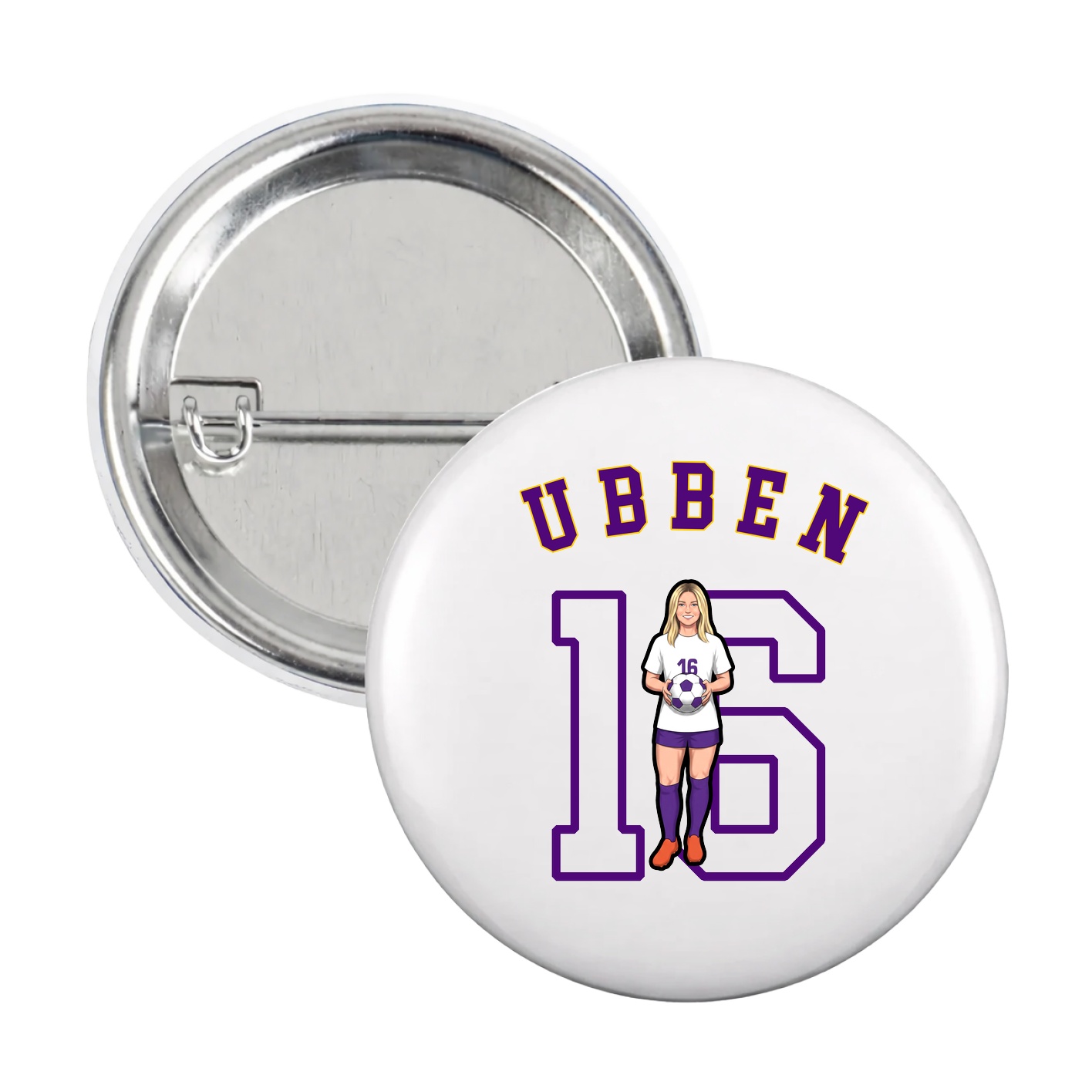 Game Day Button — Shirsey Arch in White