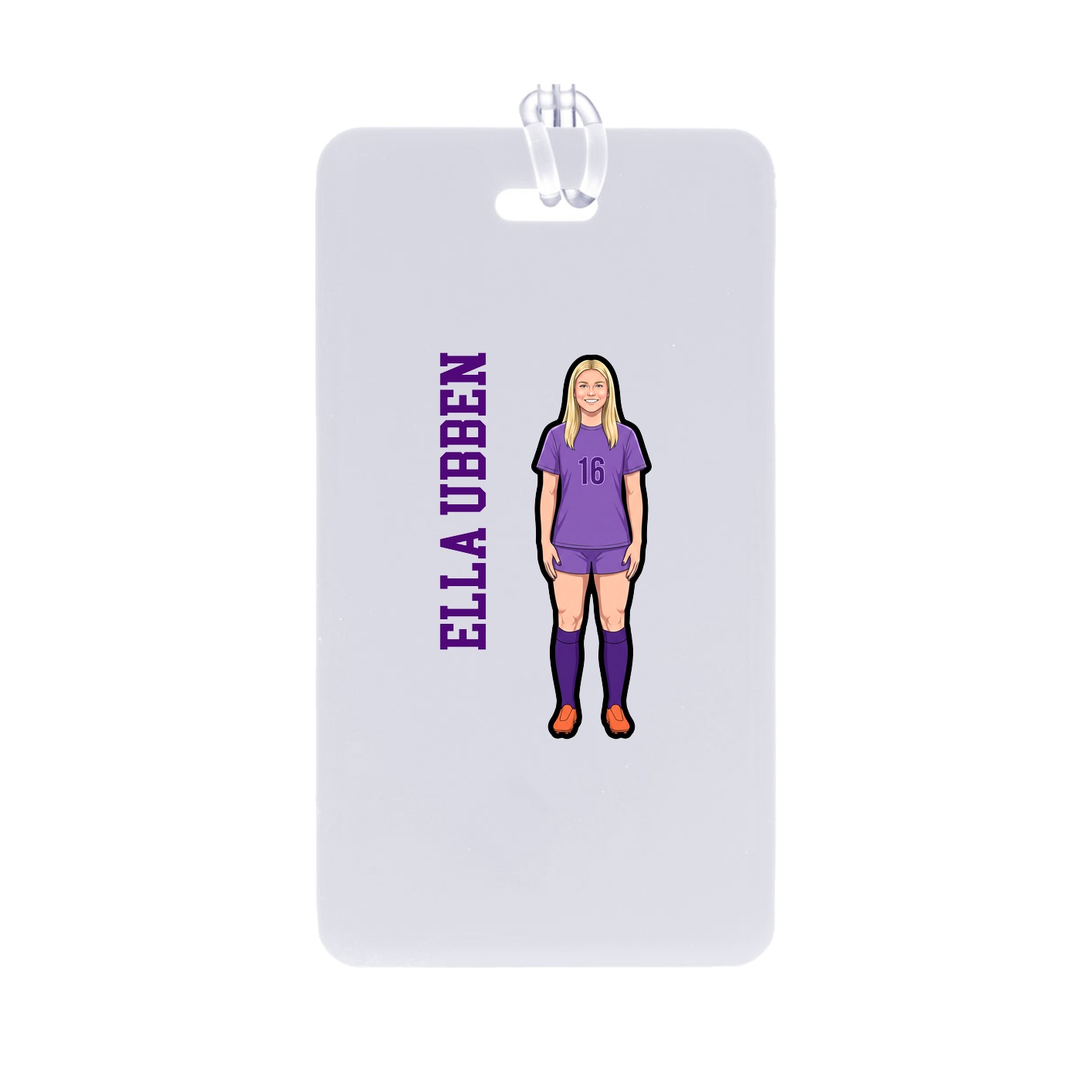 Bag Tag — Name Vertical in Classic