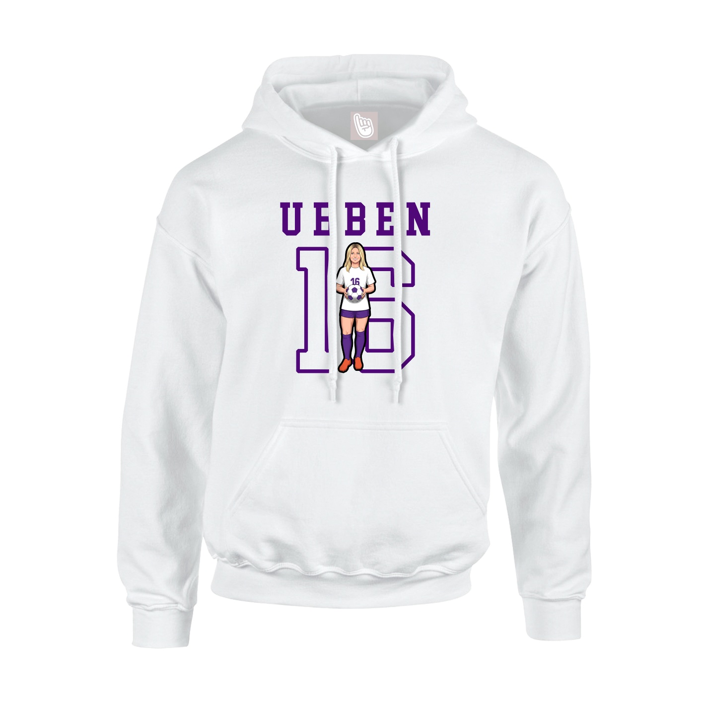 Youth Hoodie — Shirsey in White