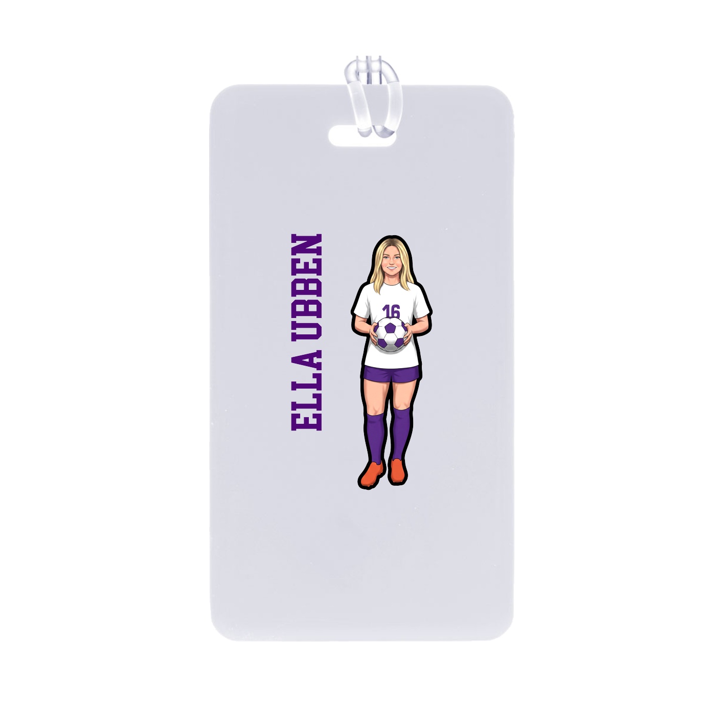 Bag Tag — Name Vertical in Classic