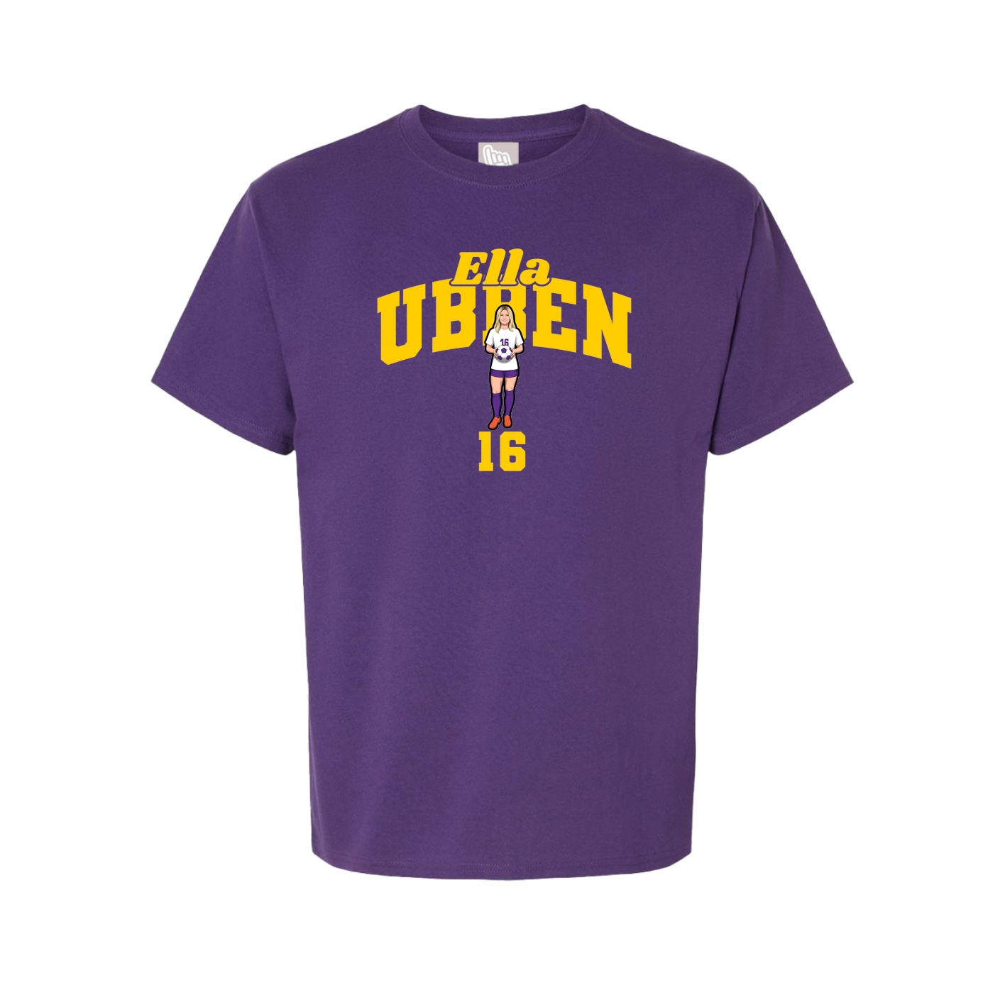 Tee — Signature Arch in Purple