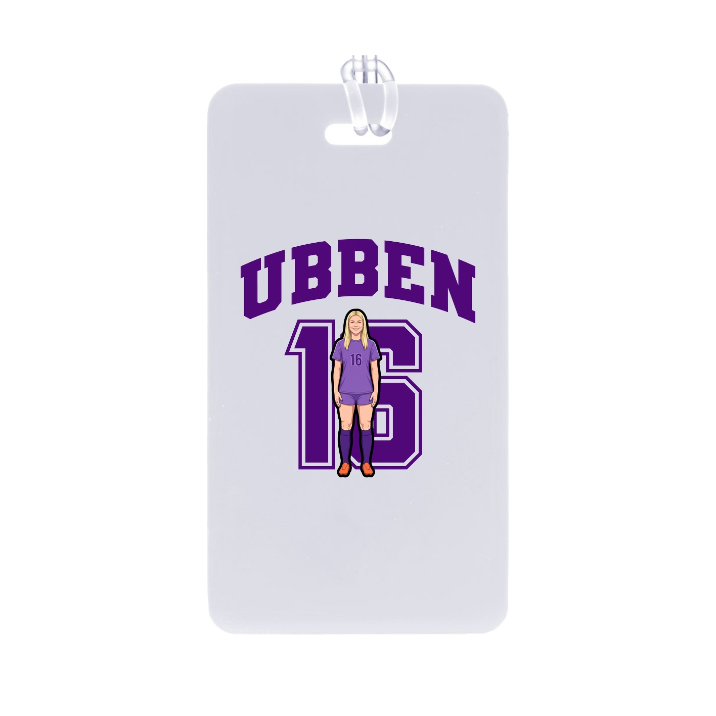 Bag Tag — Number in Classic
