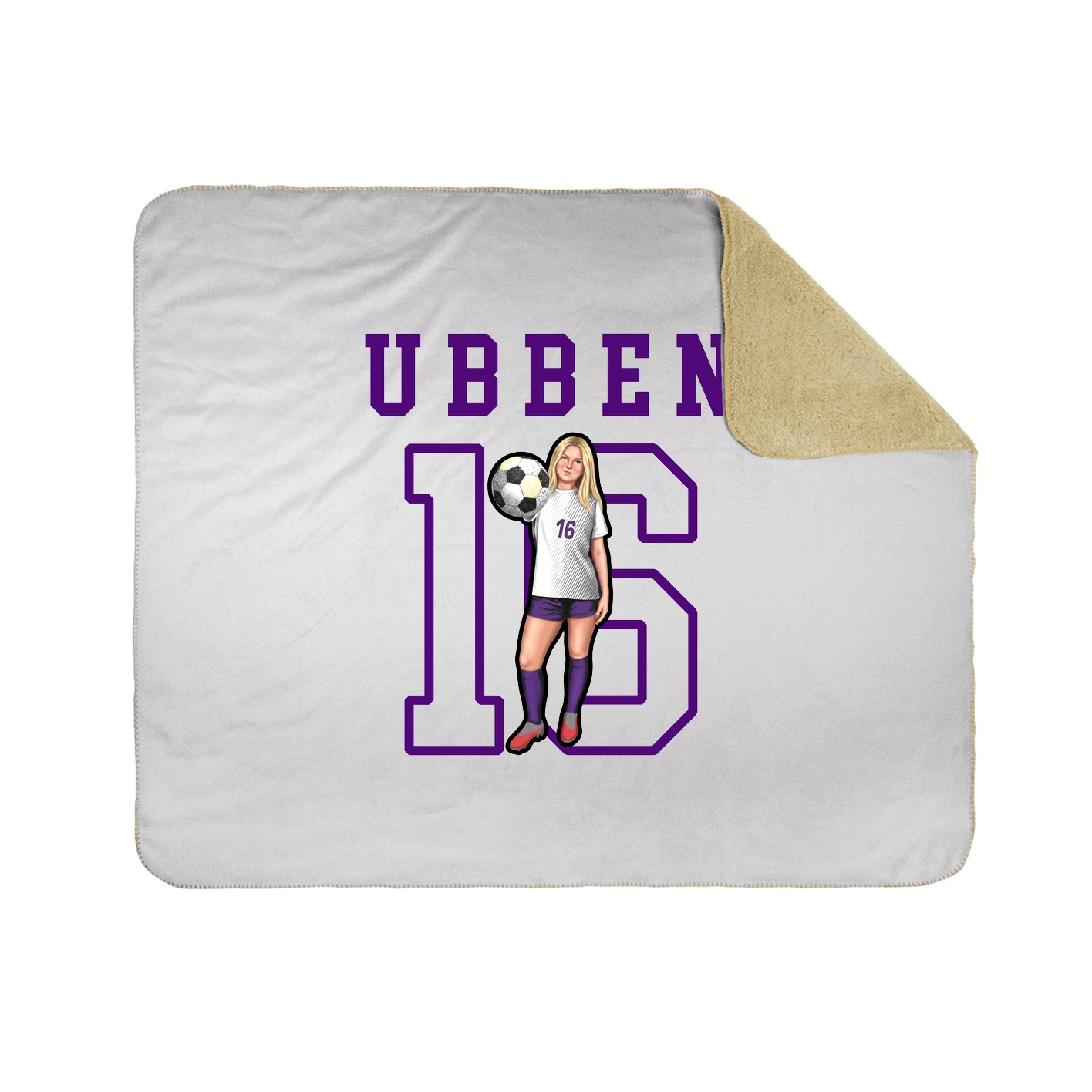 Throw Blanket — Shirsey in White