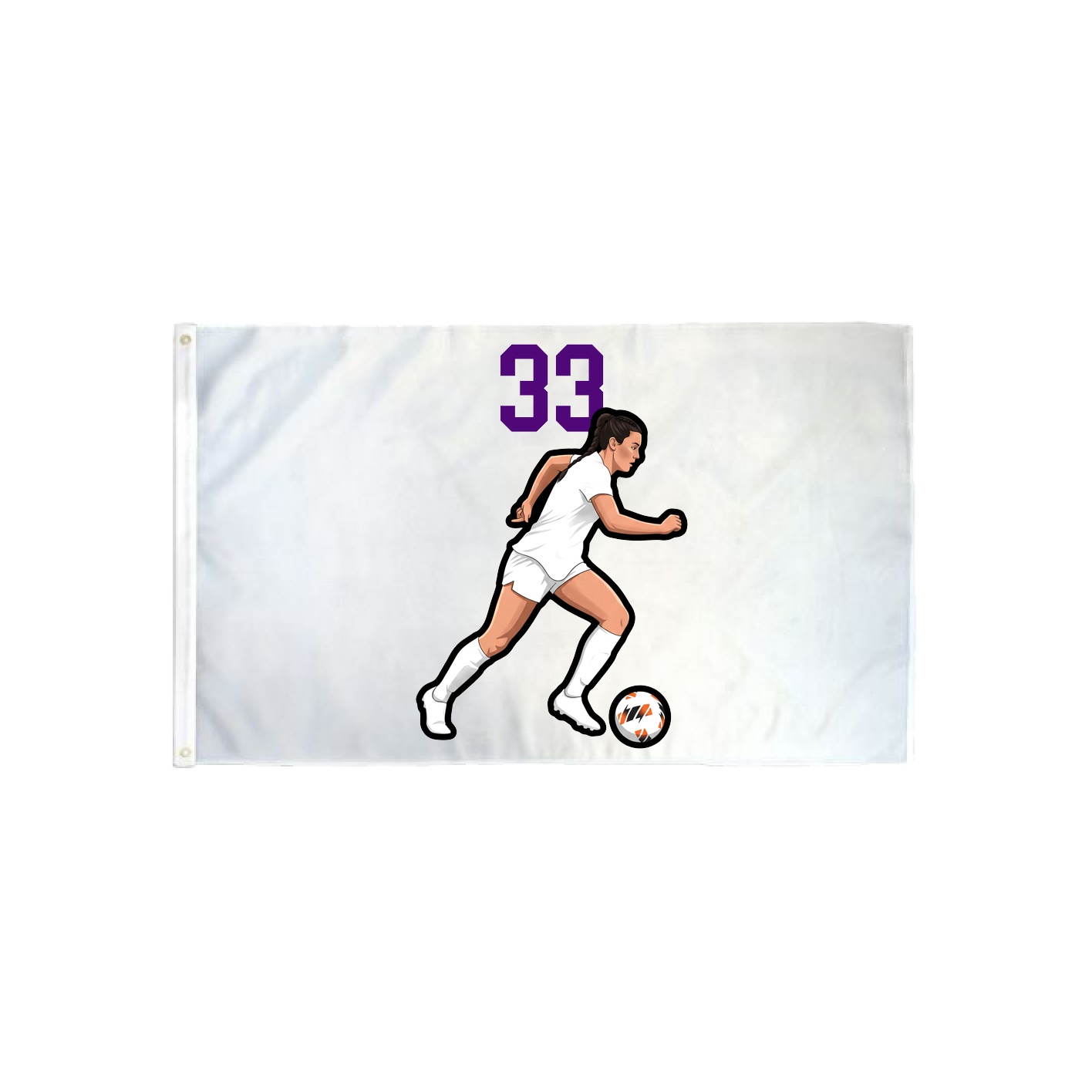 3x5 Flag — Number Top in Classic