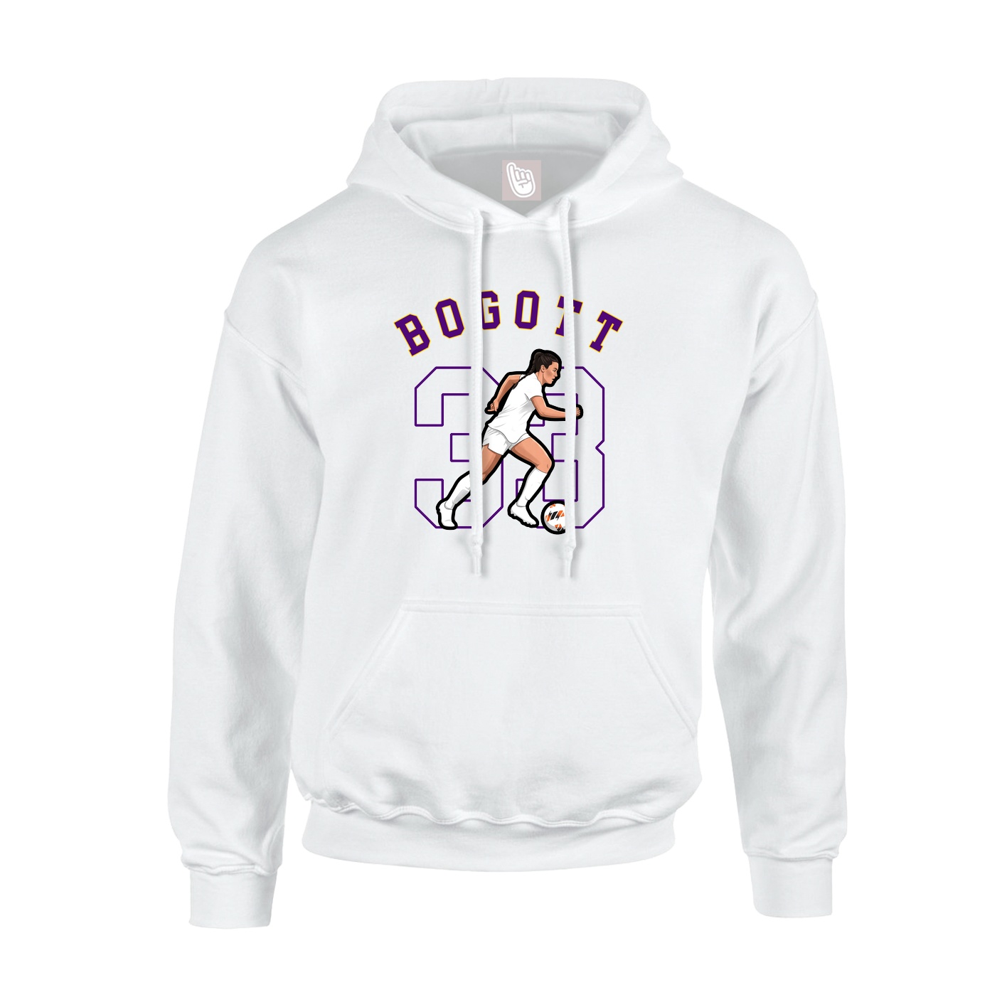 Youth Hoodie — Shirsey Arch in White