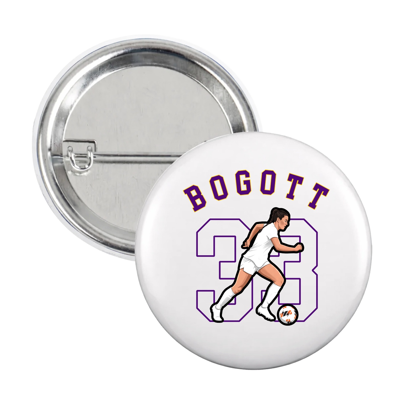 Game Day Button — Shirsey Arch in White