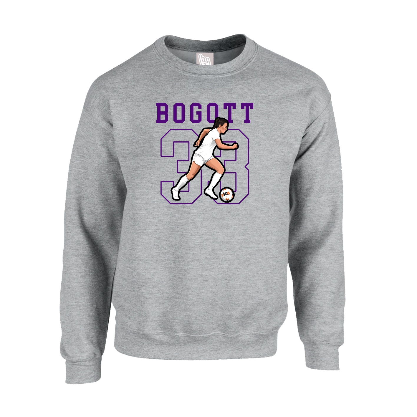 Fleece Crew — Shirsey in Grey