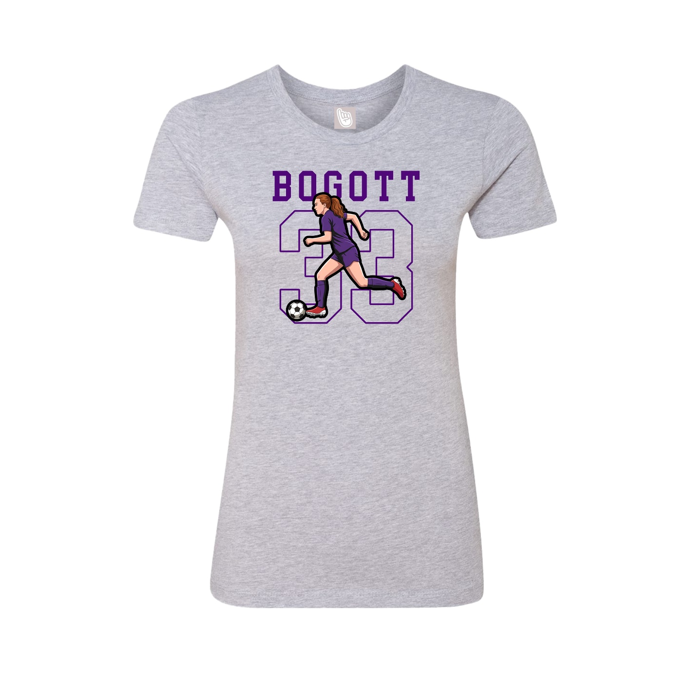 Fitted Women's Tee — Shirsey in Grey