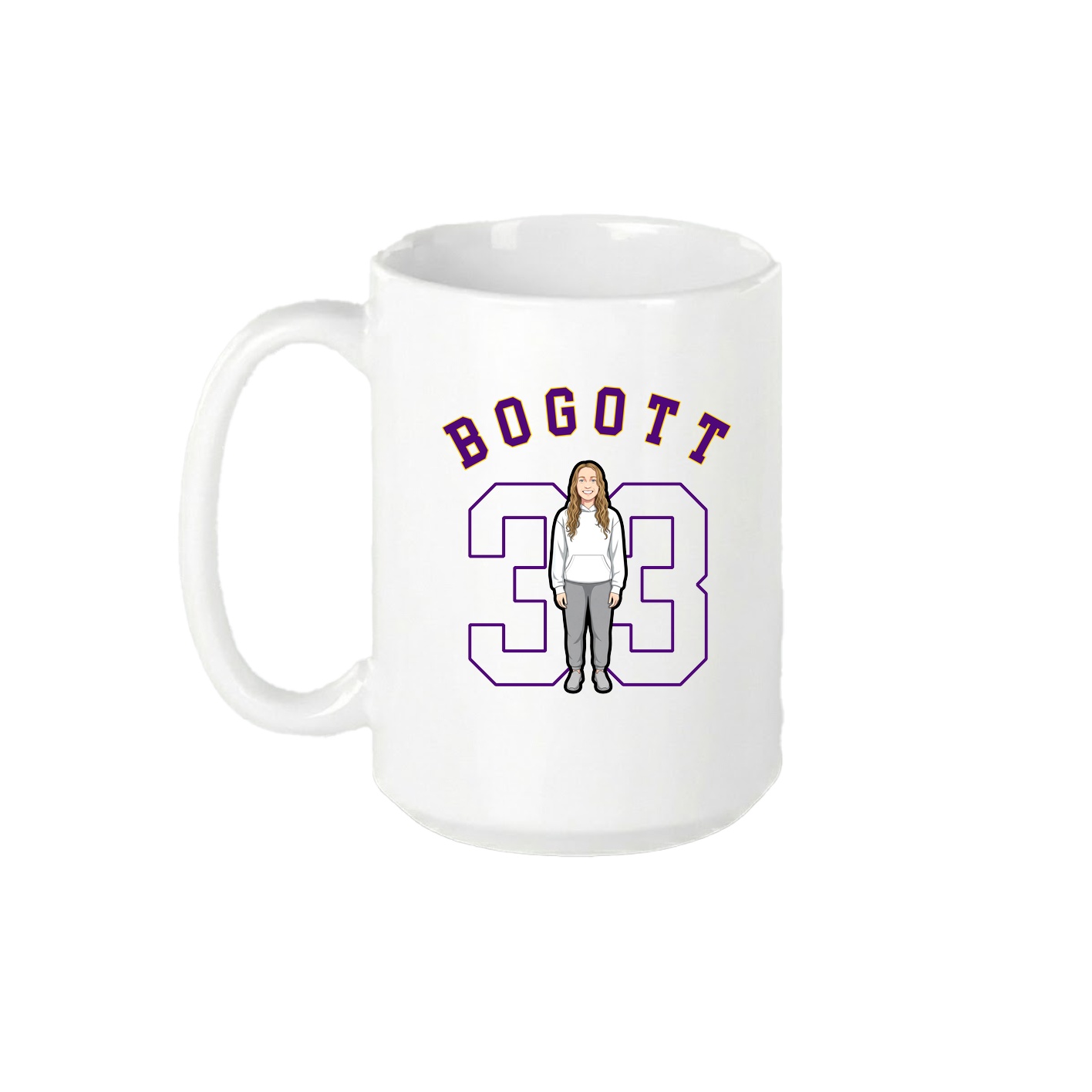 15oz Coffee Mug — Shirsey Arch in White