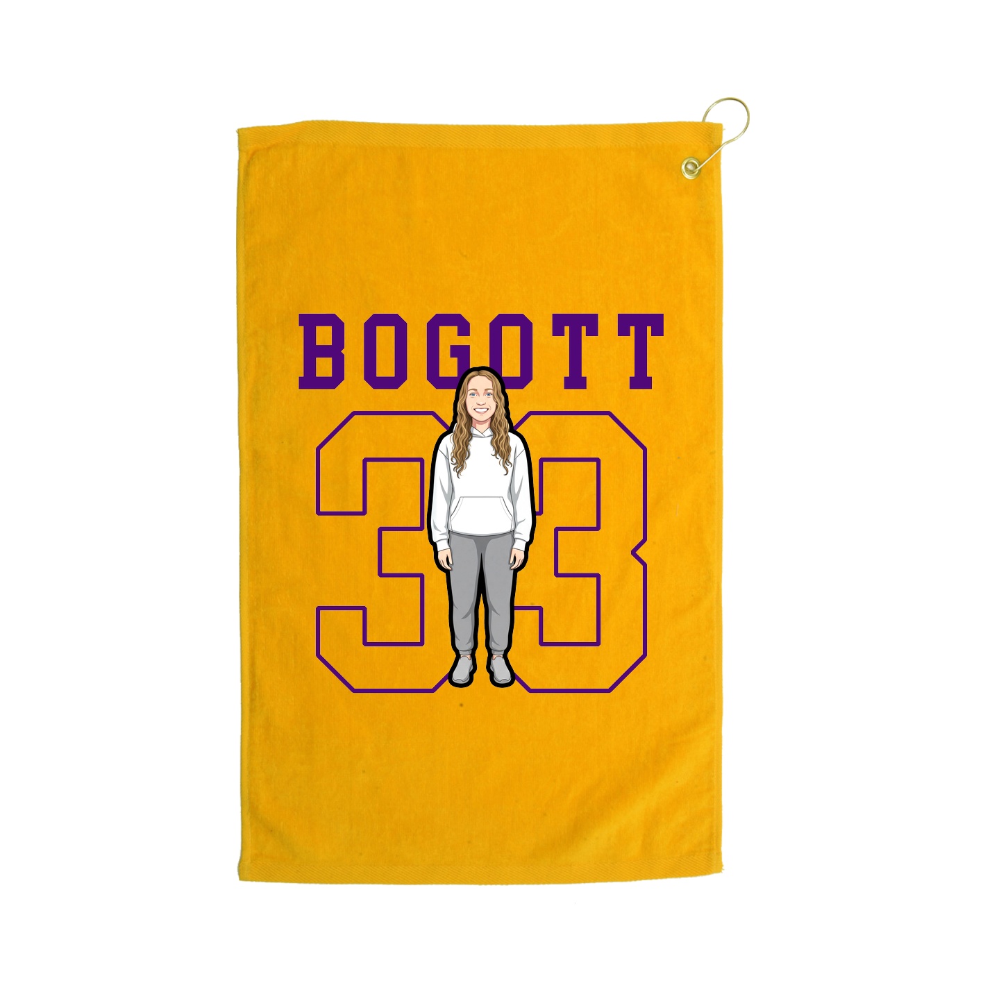 Terry Velour Golf Towel