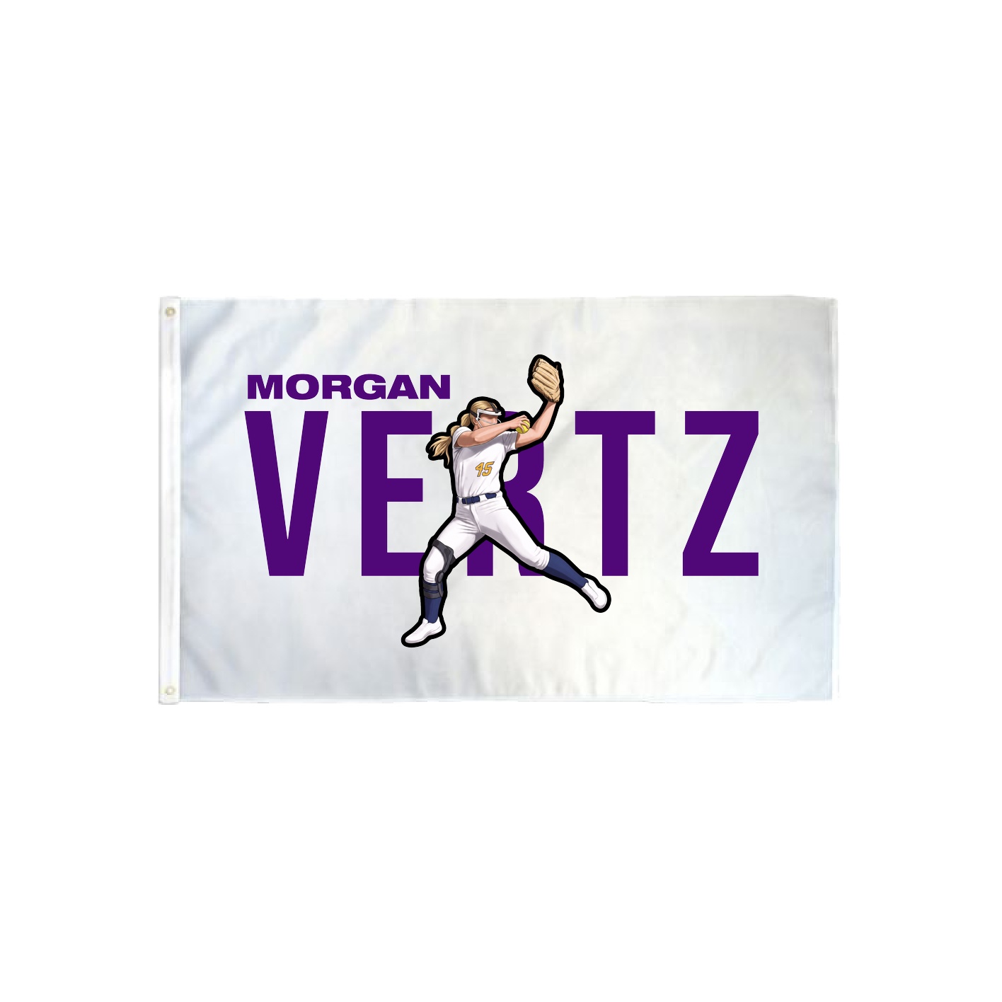 3x5 Flag — Player Name in Classic