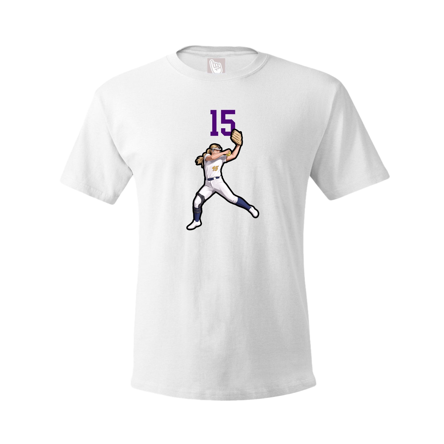 Tee — Number Top in White