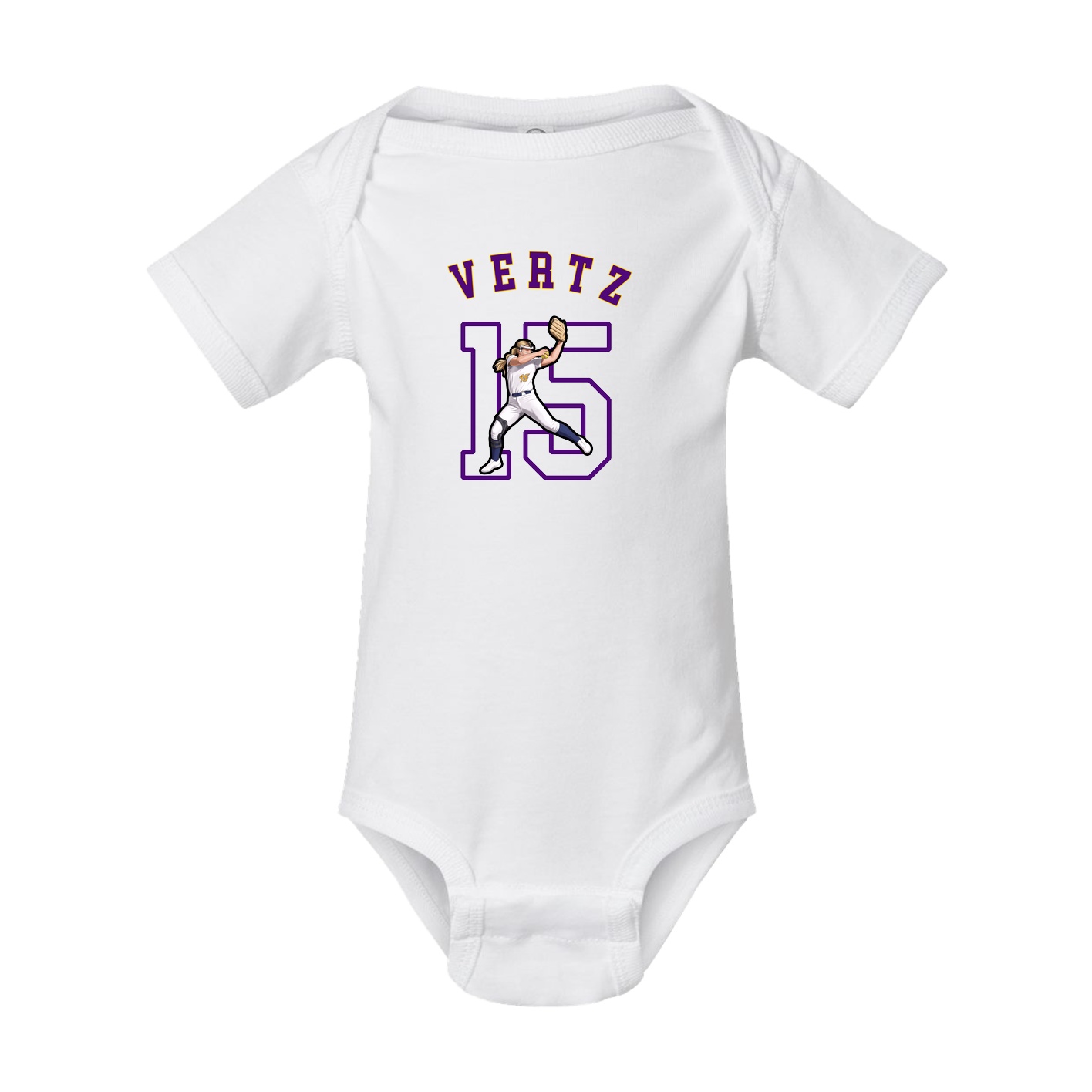 Baby Onesie — Shirsey Arch in White