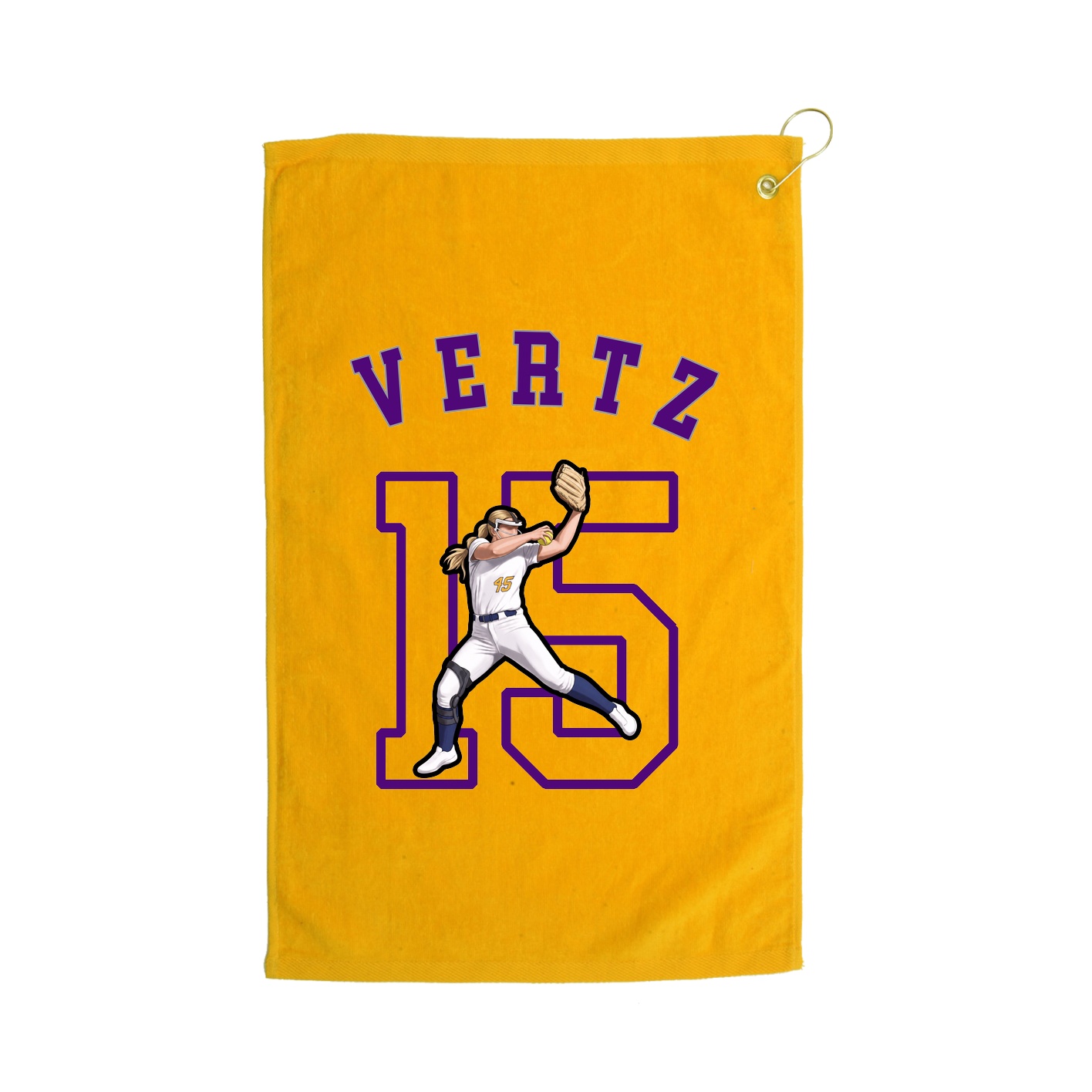 Golf Towel — Shirsey Arch in Gold