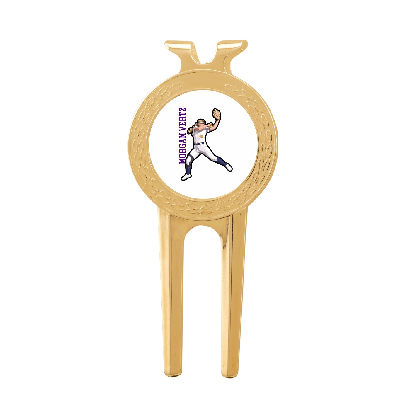 Divot Tool with Ball Marker — Name Vertical in Classic