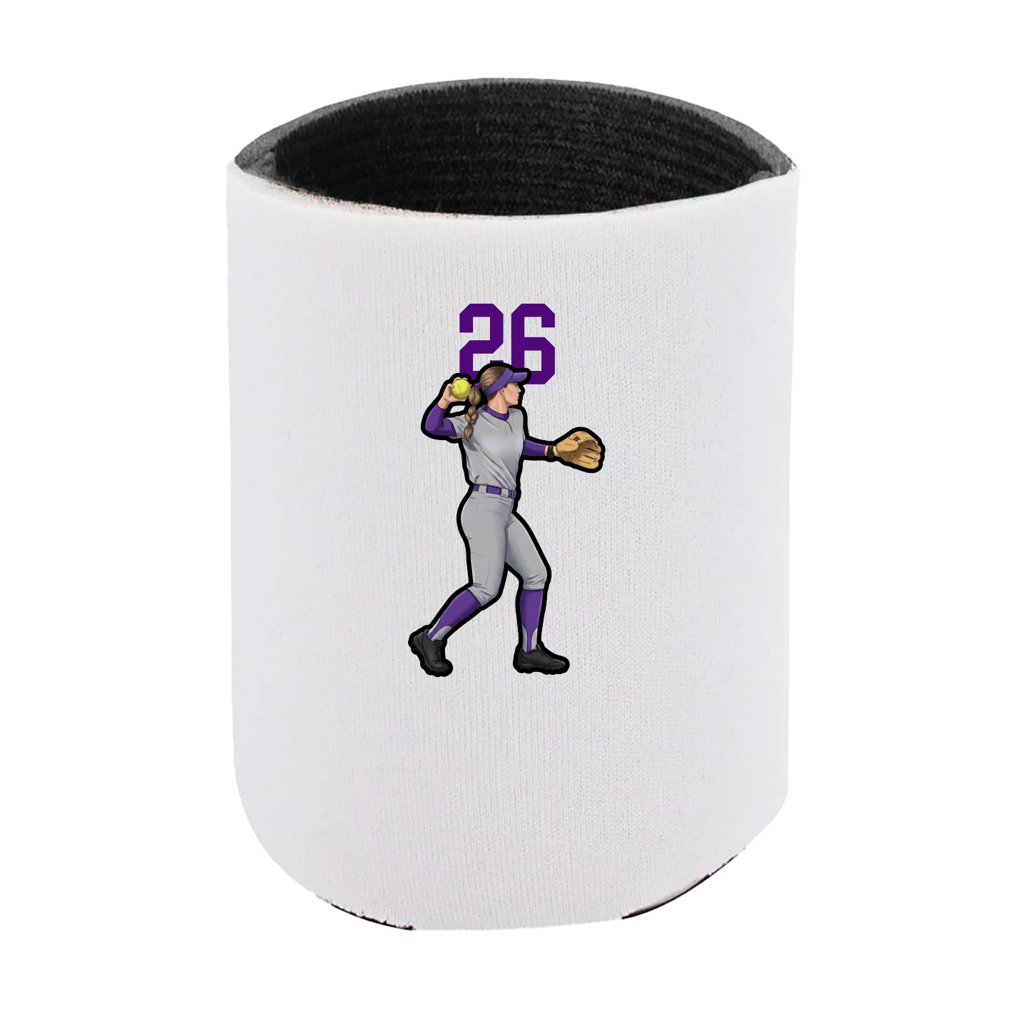 Can Holder — Number Top in White