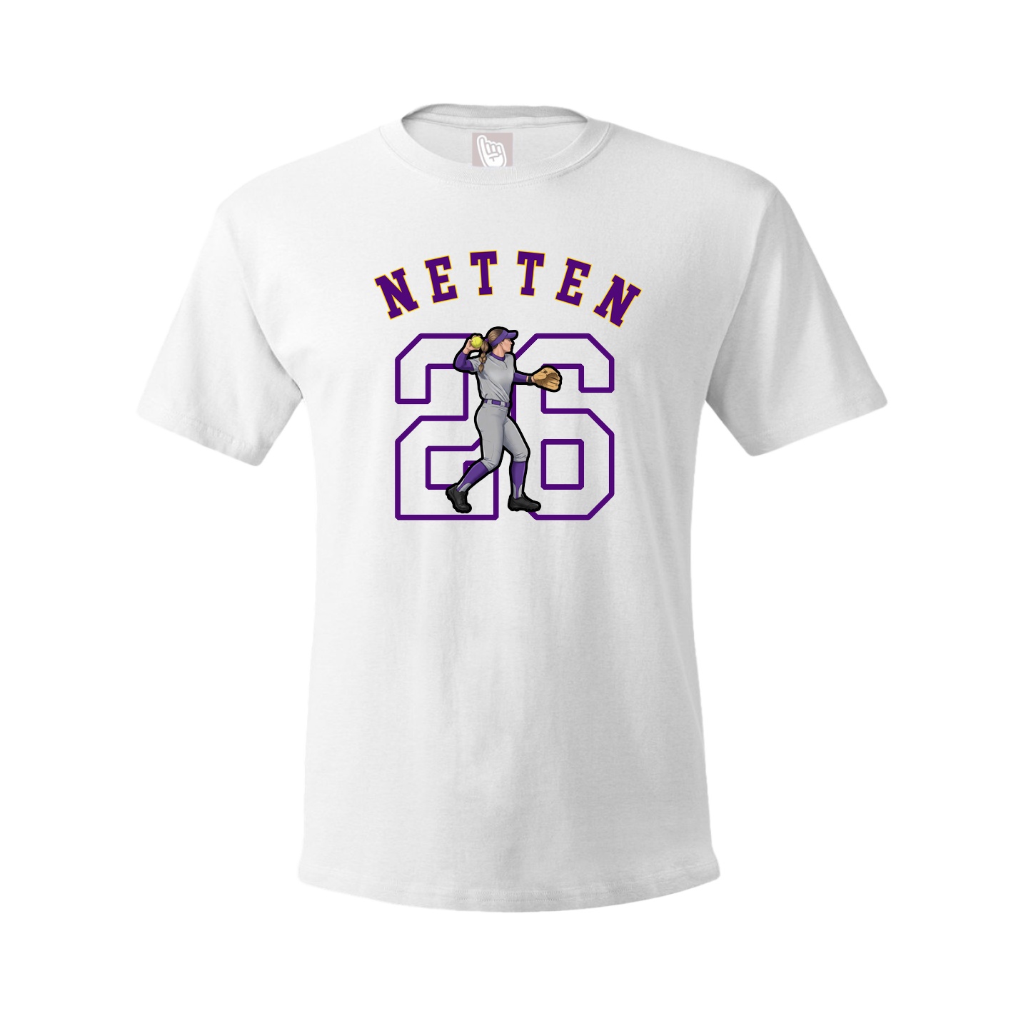 Youth Tee — Shirsey Arch in White