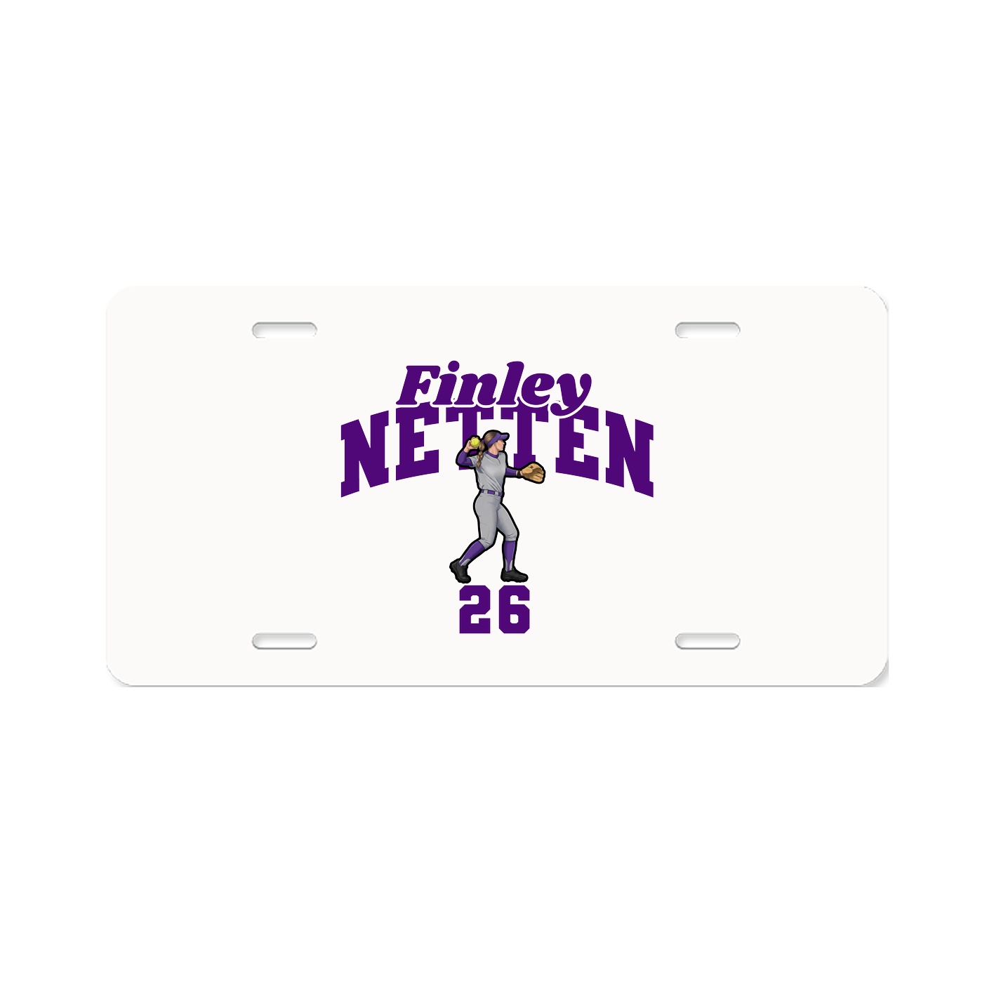 License Plate — Signature Arch in Classic