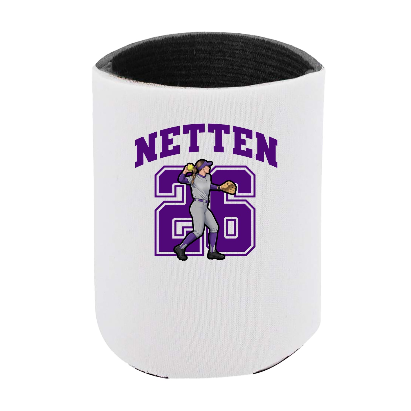 Can Holder — Number in White