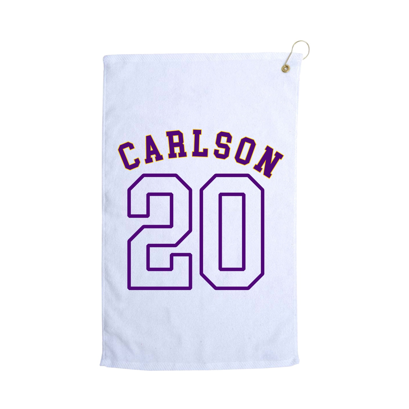Golf Towel — Shirsey Arch in White