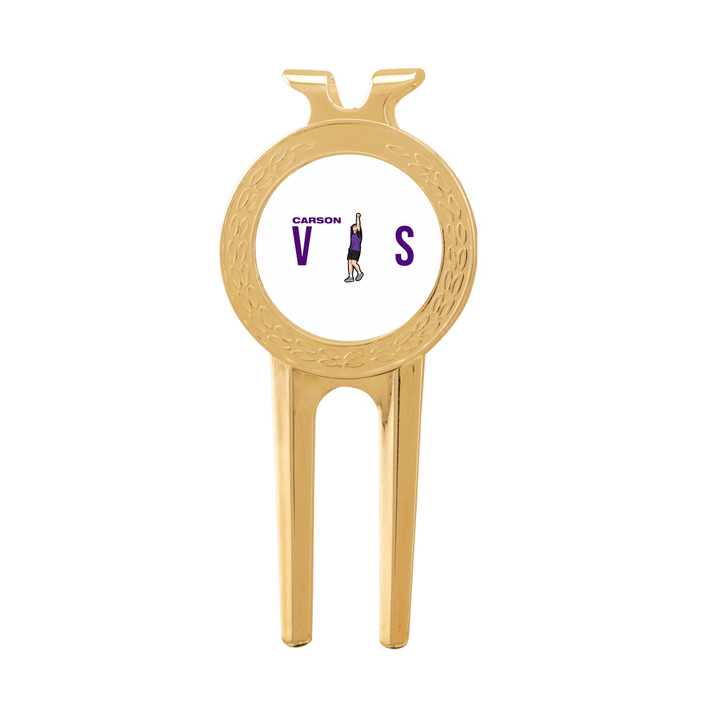 Divot Tool with Ball Marker — Player Name in Classic