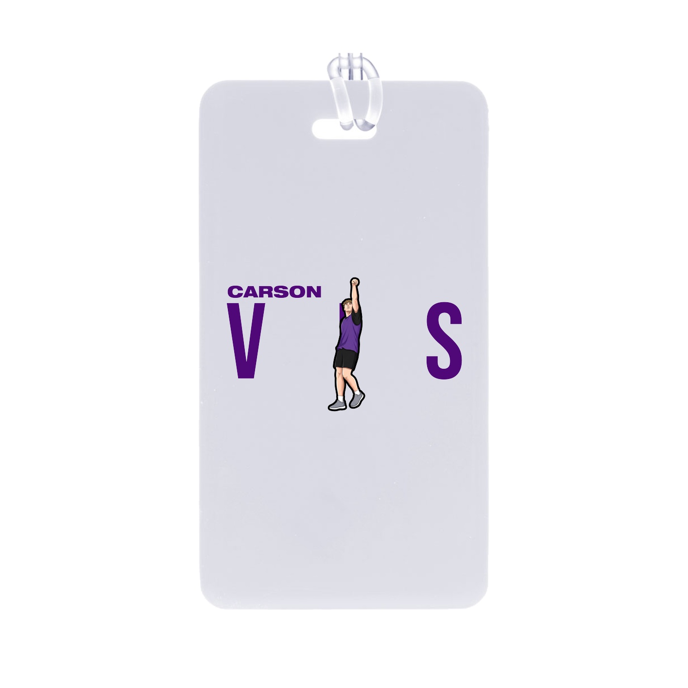Bag Tag — Player Name in Classic