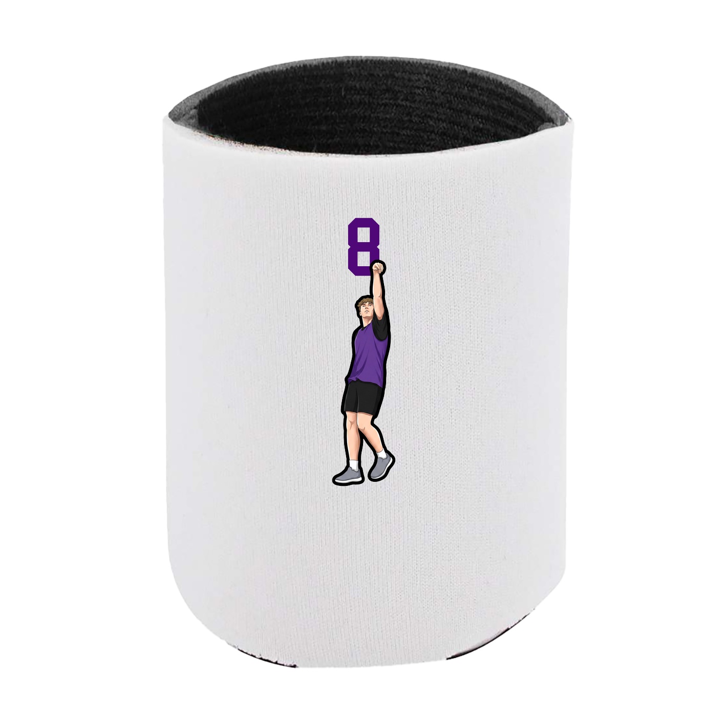 Can Holder — Number Top in White