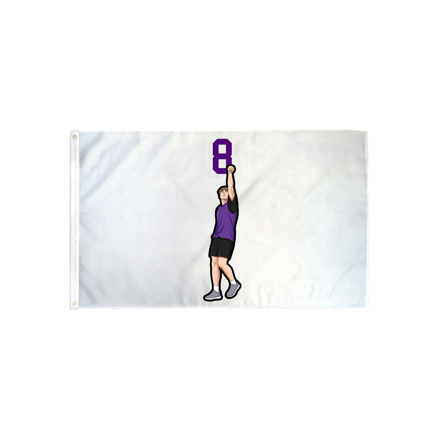 3x5 Flag — Number Top in Classic