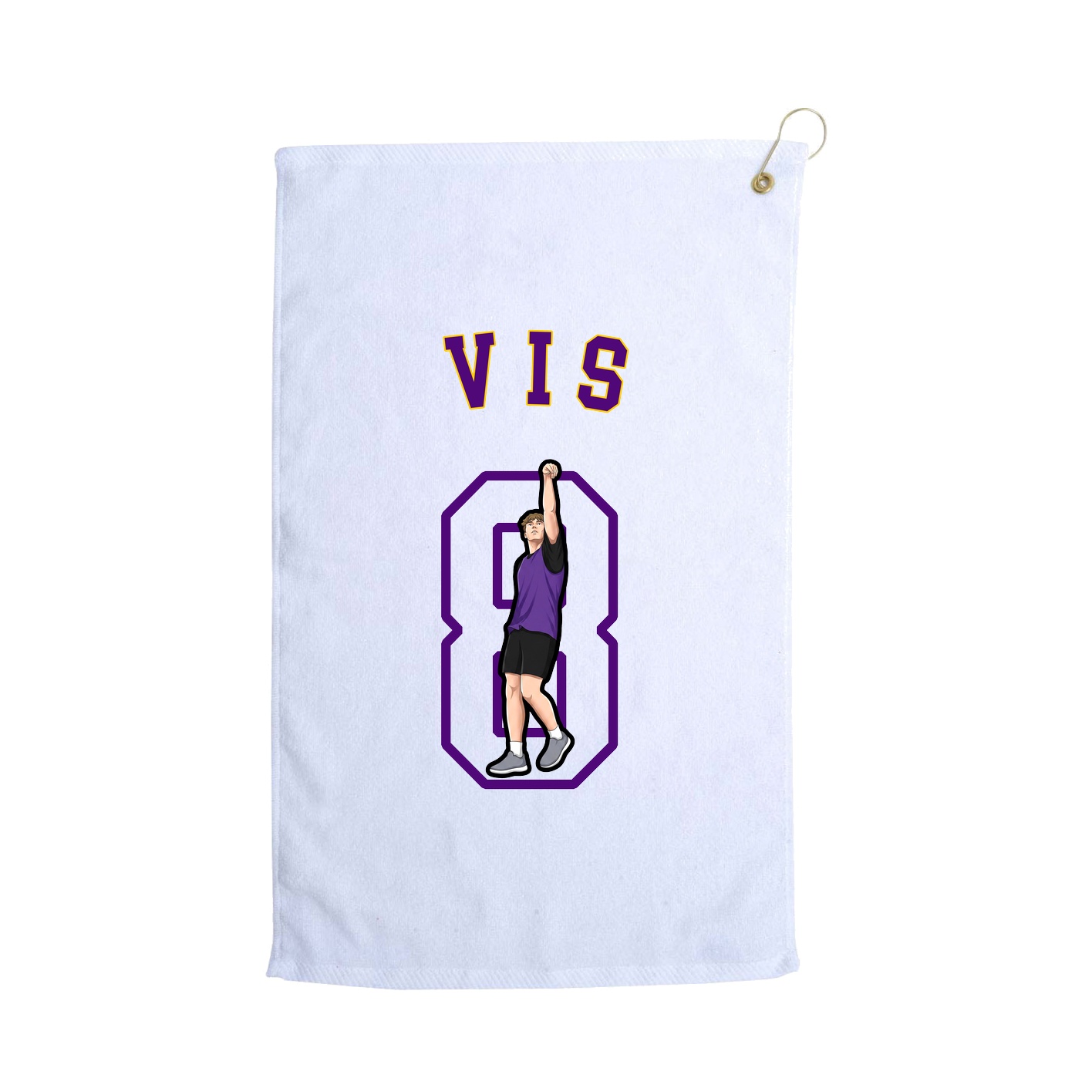 Golf Towel — Shirsey Arch in White