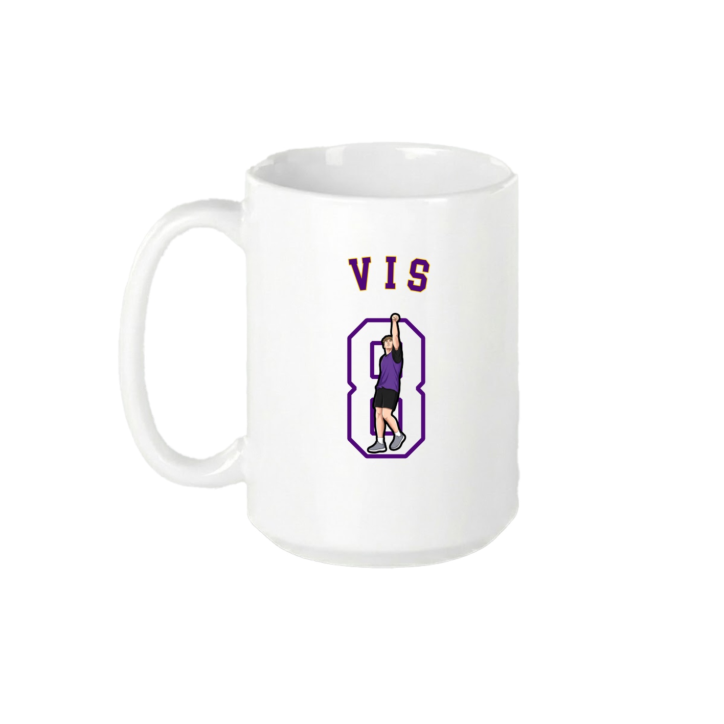 15oz Coffee Mug — Shirsey Arch in White
