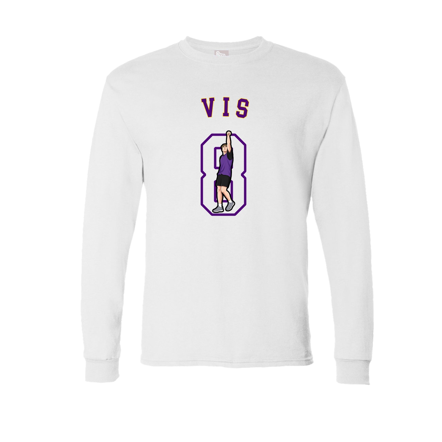 Long Sleeve Tee — Shirsey Arch in White