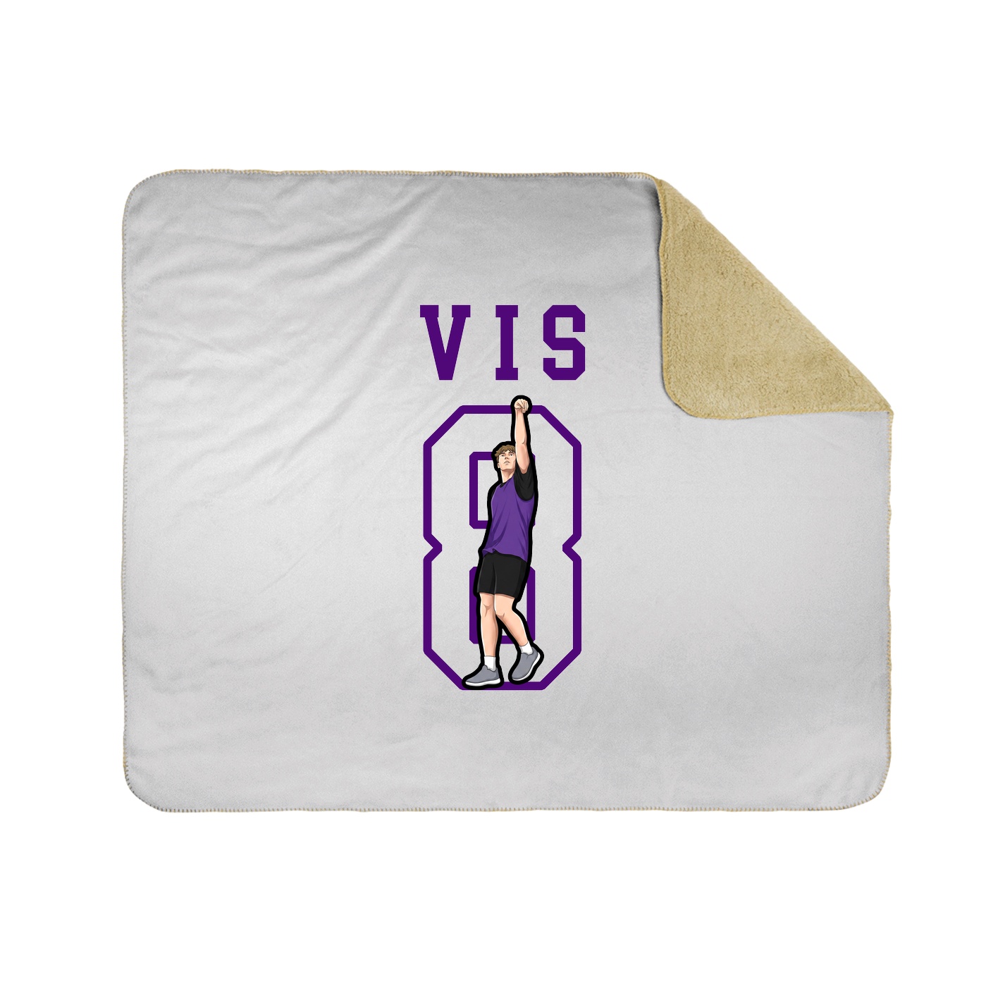 Throw Blanket — Shirsey in White