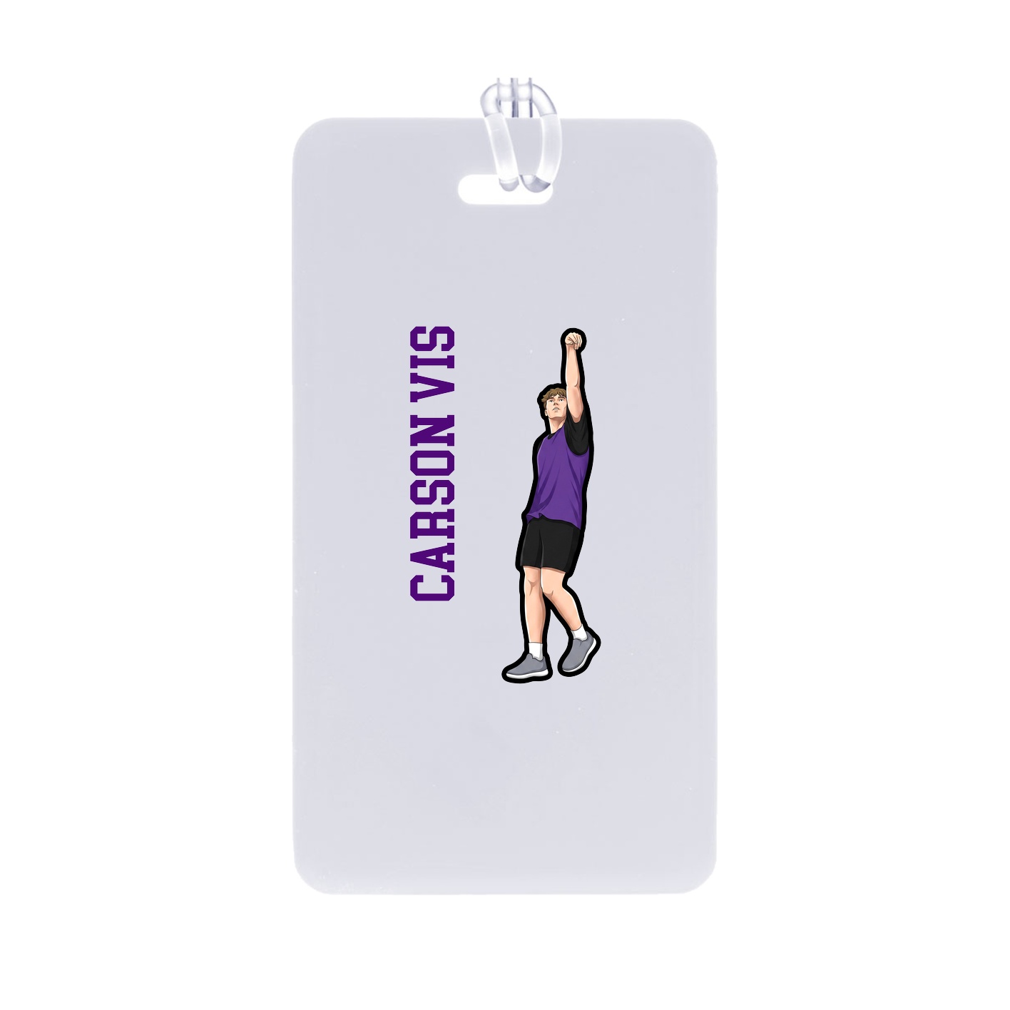 Bag Tag — Name Vertical in Classic