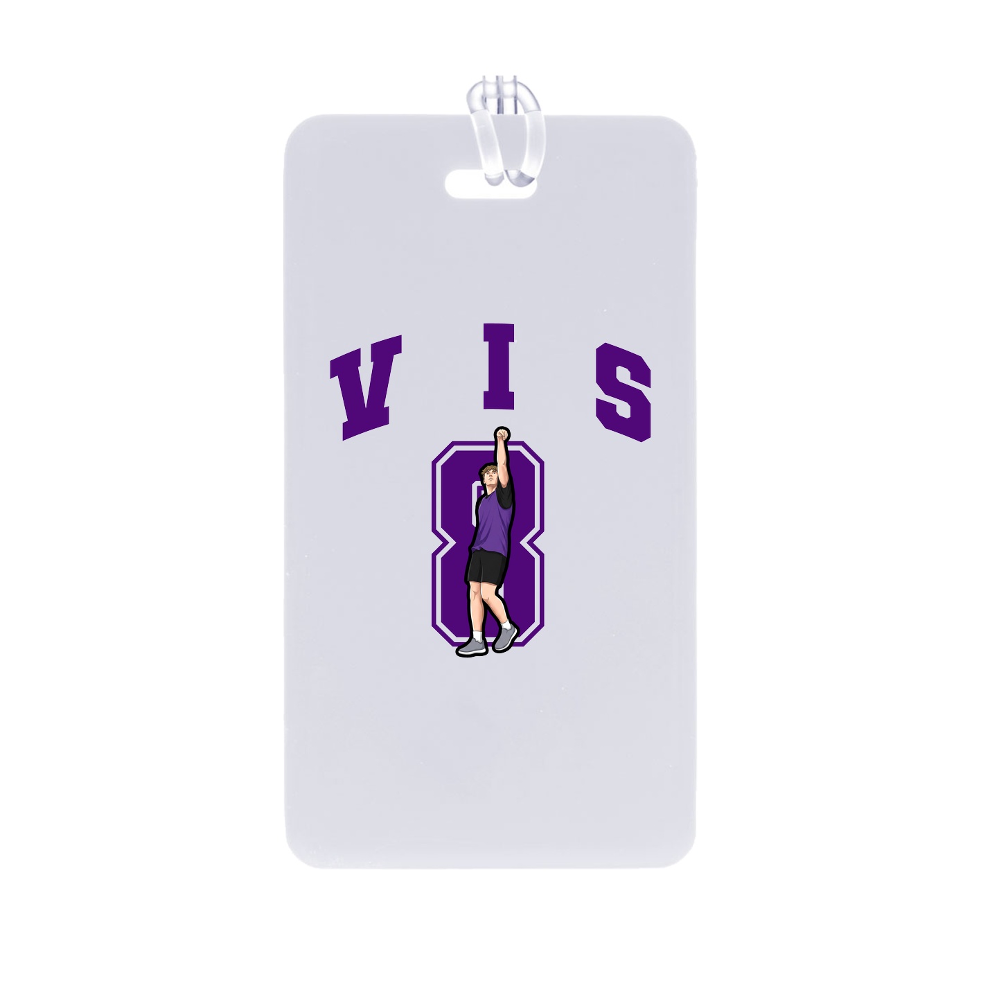 Bag Tag — Number in Classic