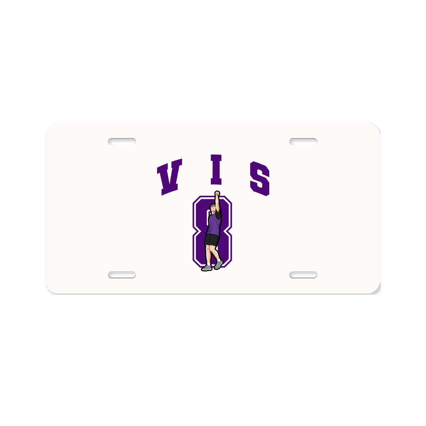 License Plate — Number in Classic