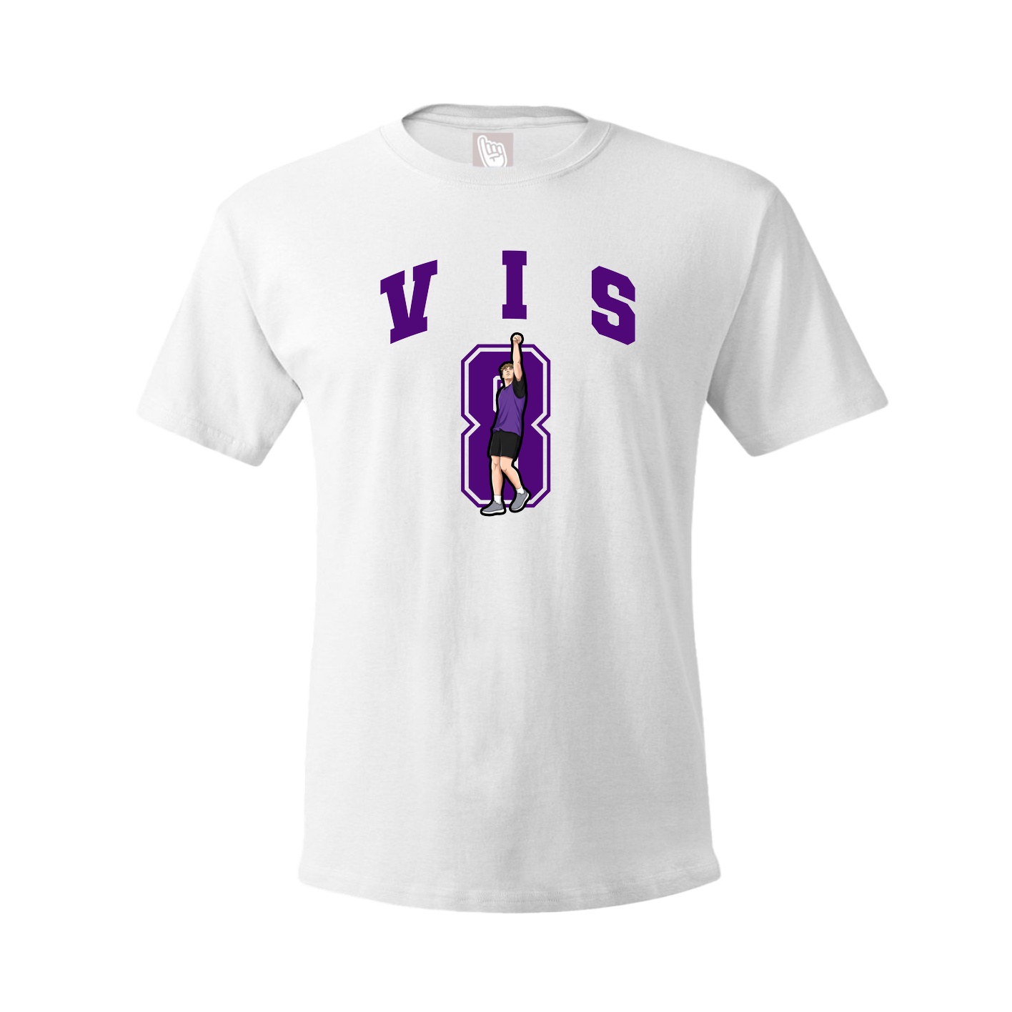 Tee — Number in White
