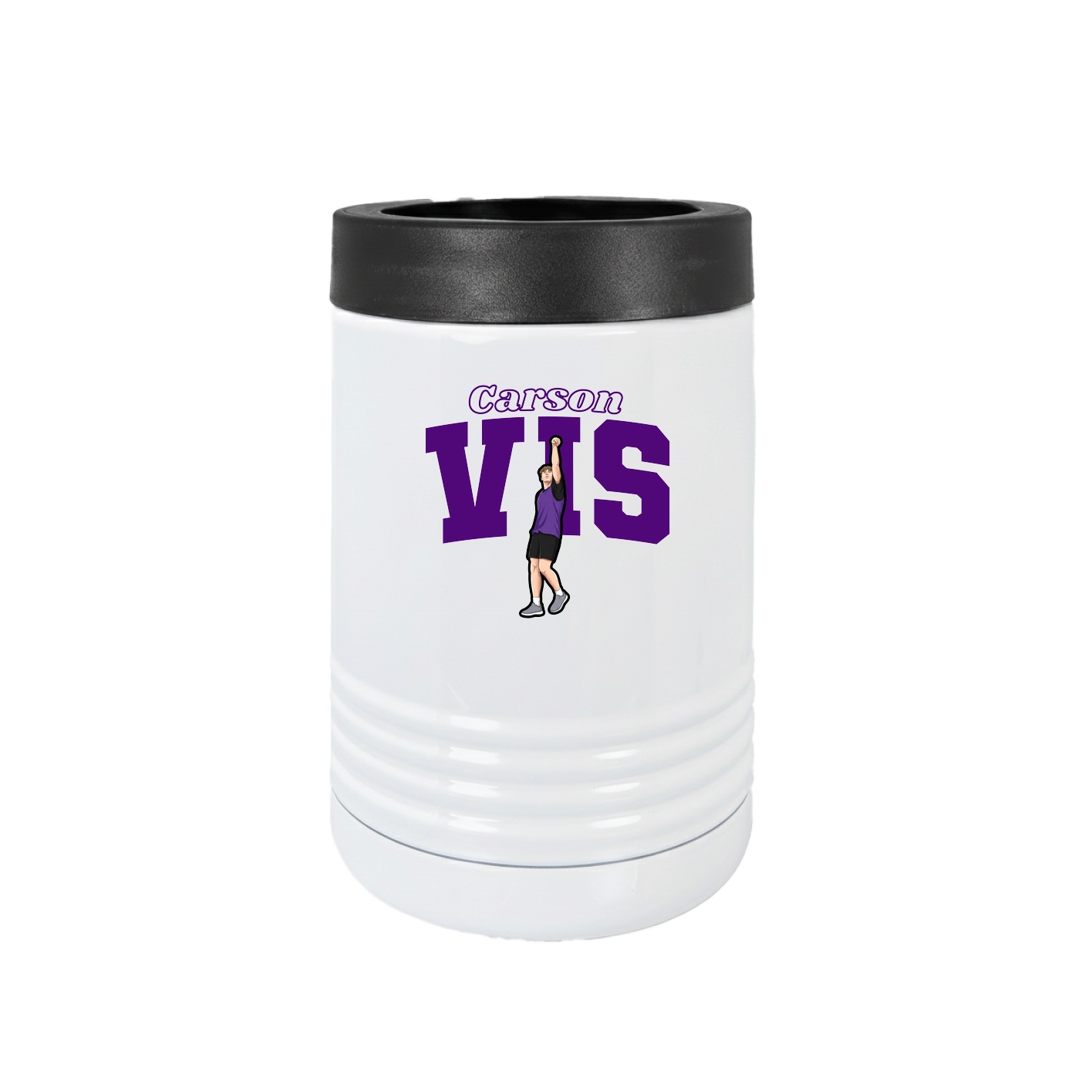 Beverage Holder — Name Arch in White