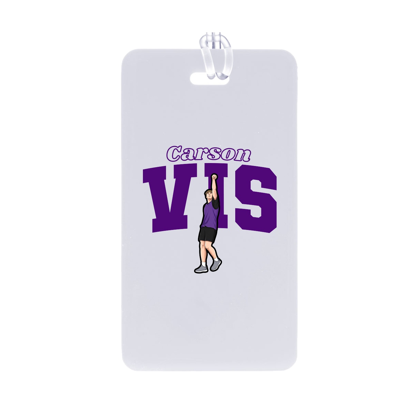 Bag Tag — Name Arch in Classic