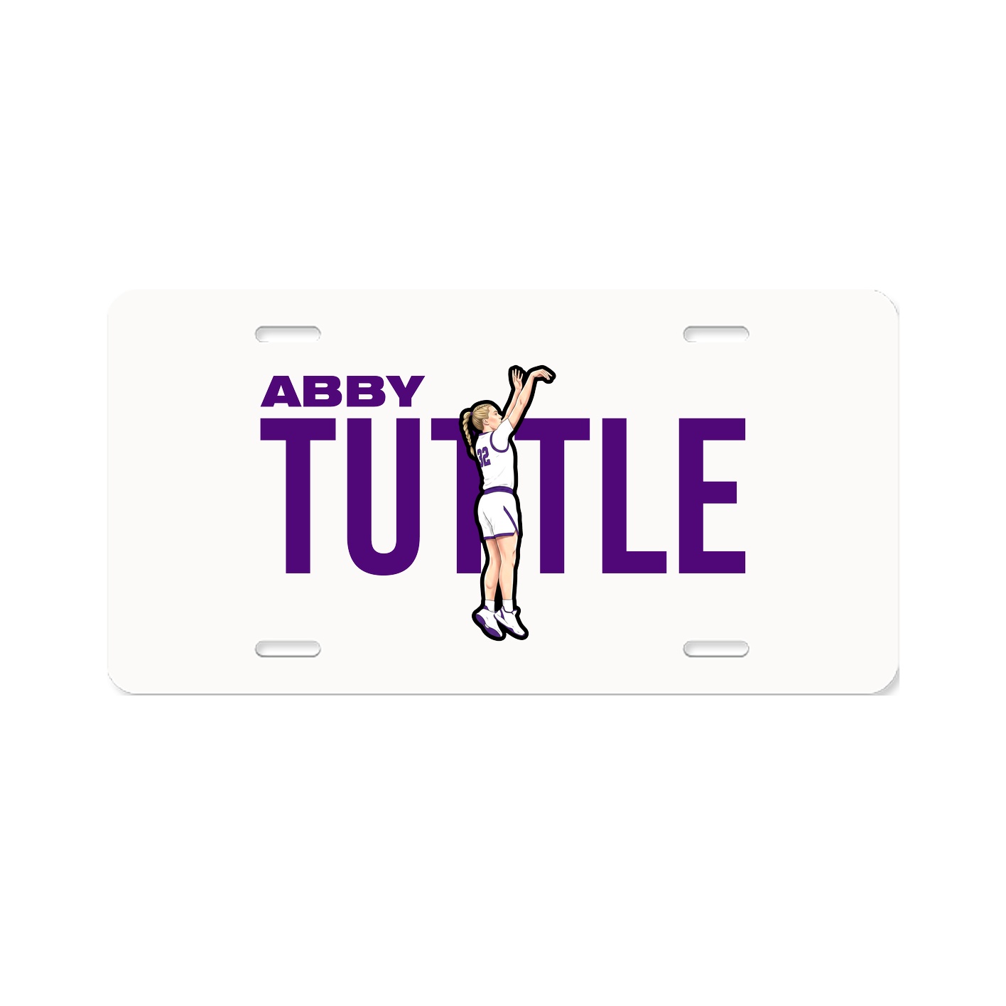 License Plate — Player Name in Classic