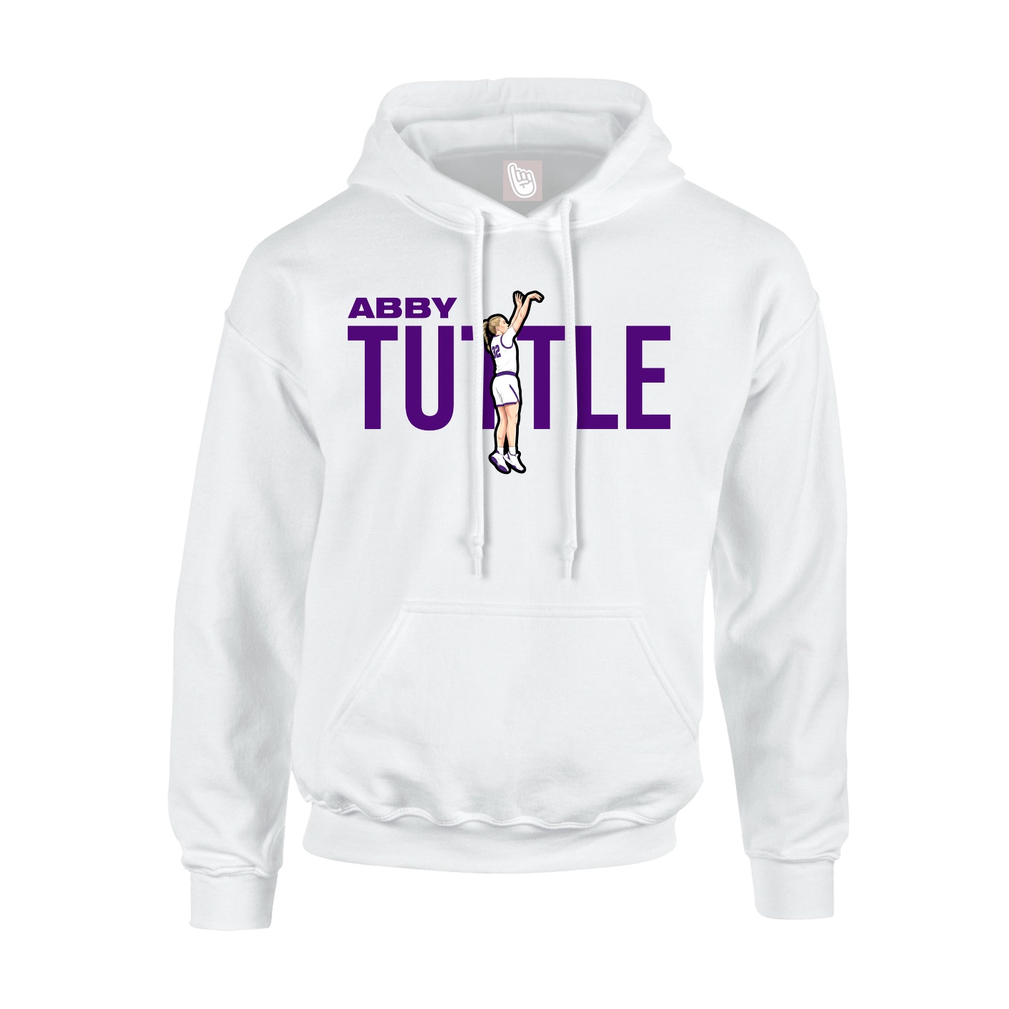 Youth Hoodie — Player Name in White