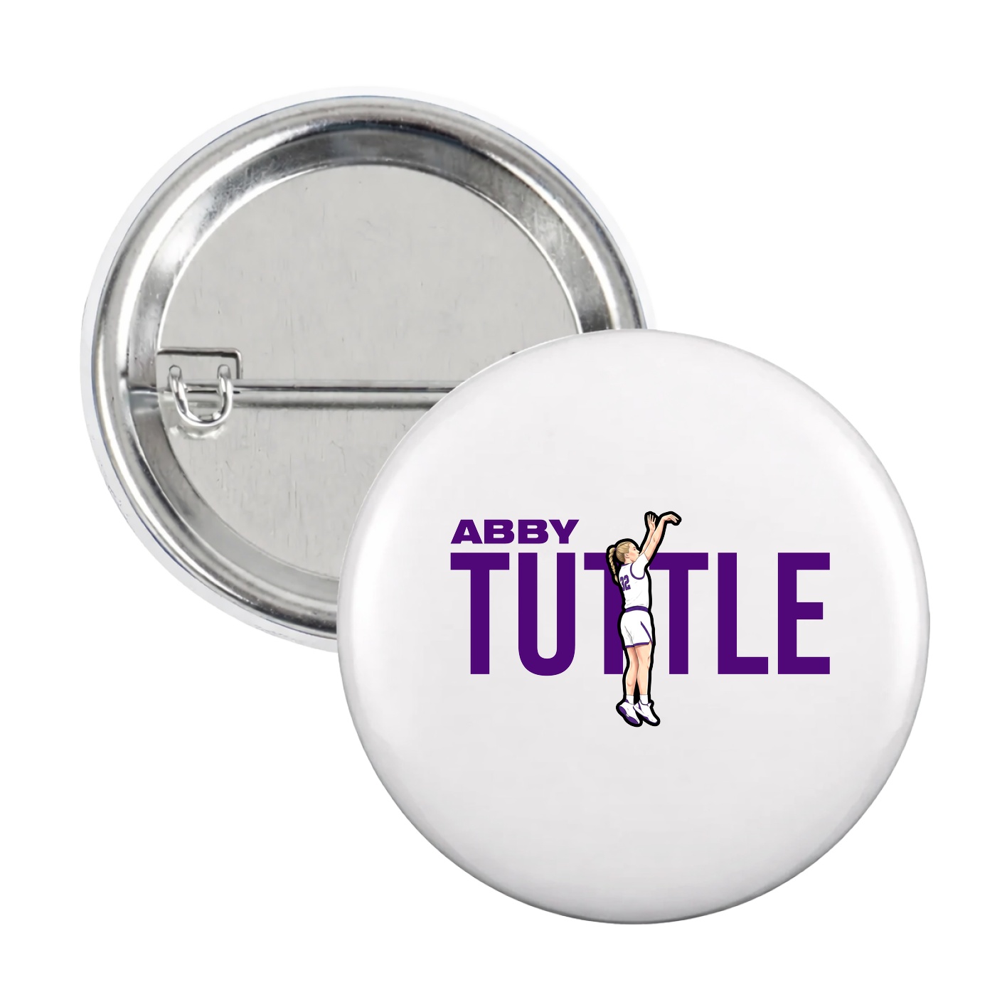 Game Day Button — Player Name in White