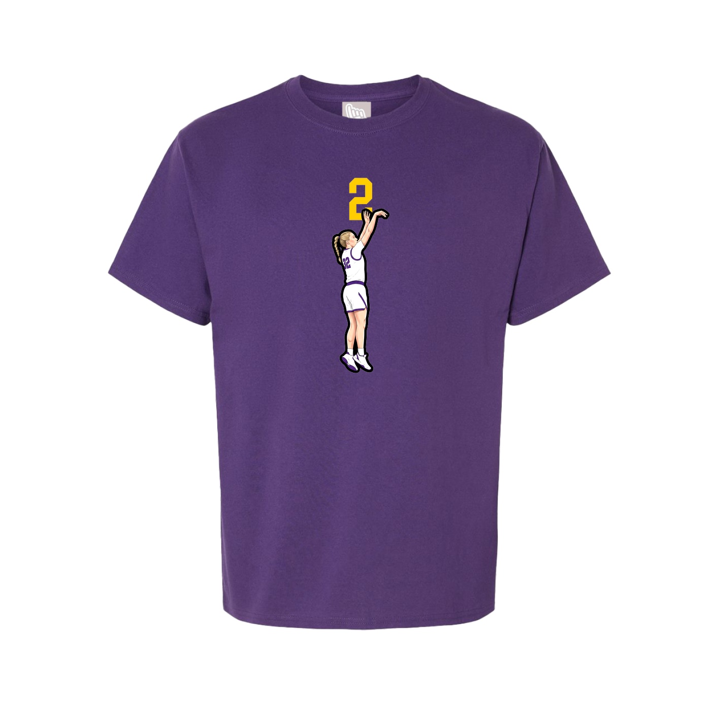 Tee — Number Top in Purple
