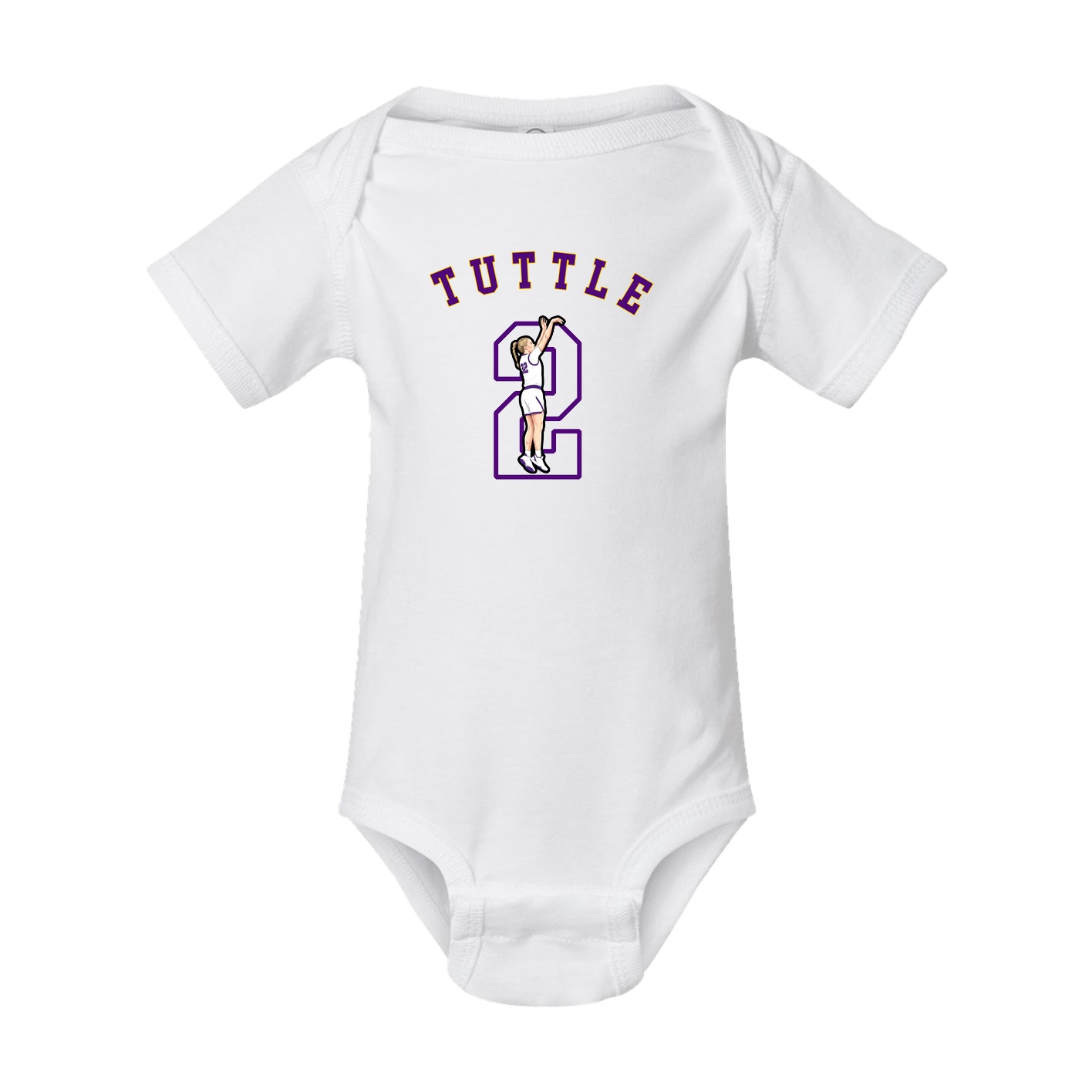 Baby Onesie — Shirsey Arch in White