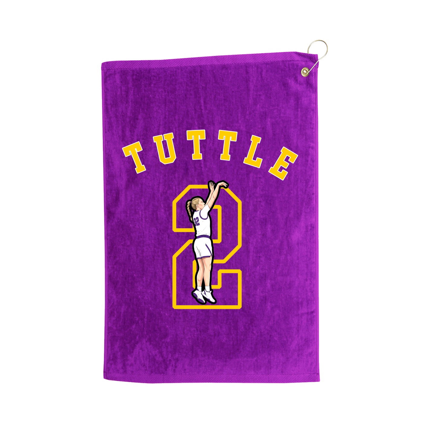 Golf Towel — Shirsey Arch in Purple