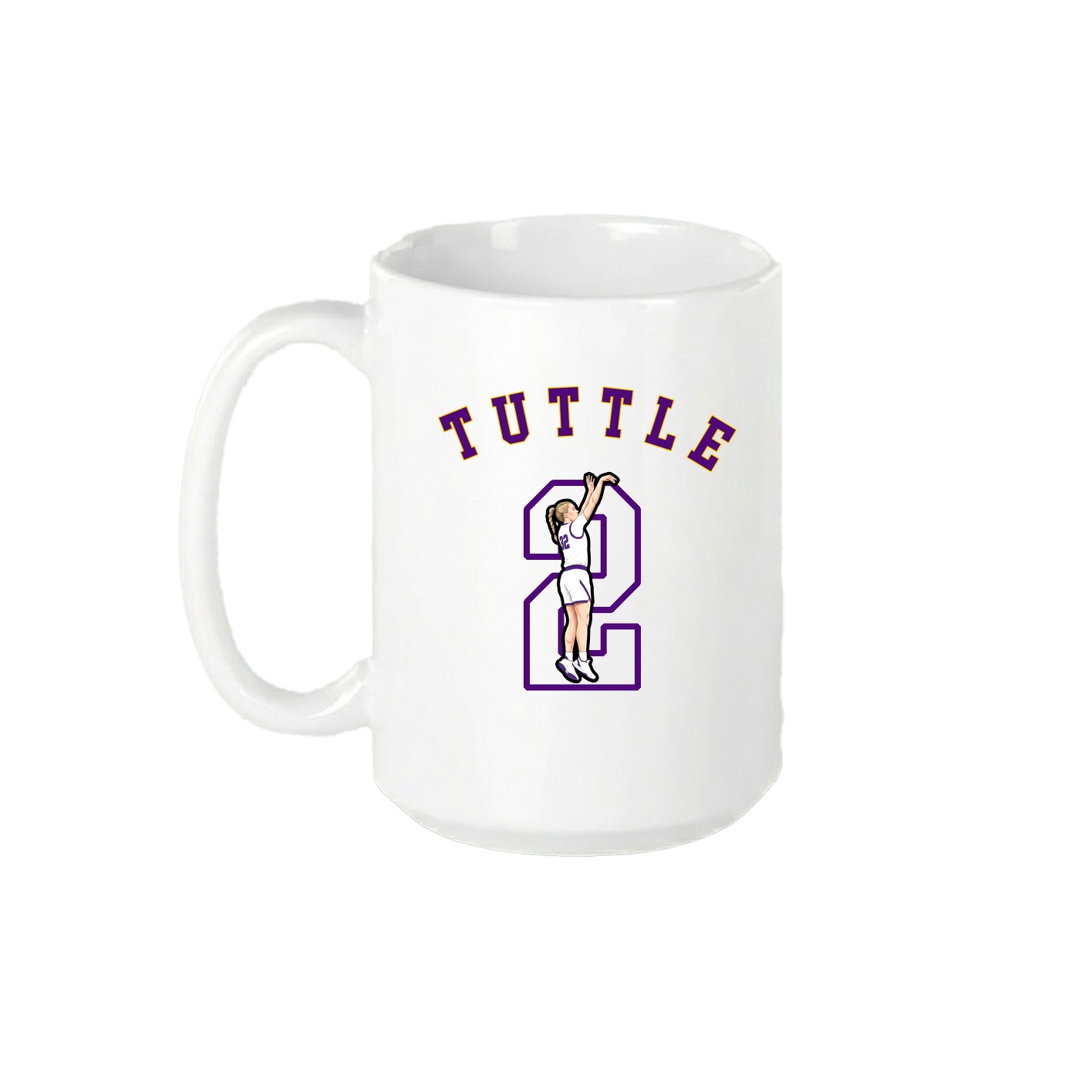 15oz Coffee Mug — Shirsey Arch in White