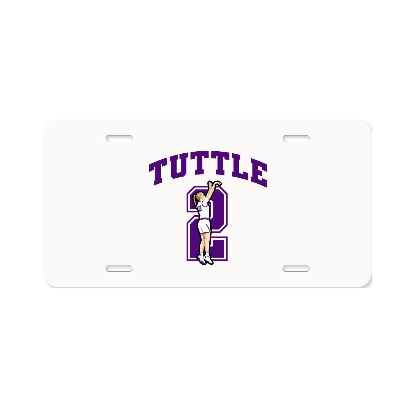 License Plate — Number in Classic